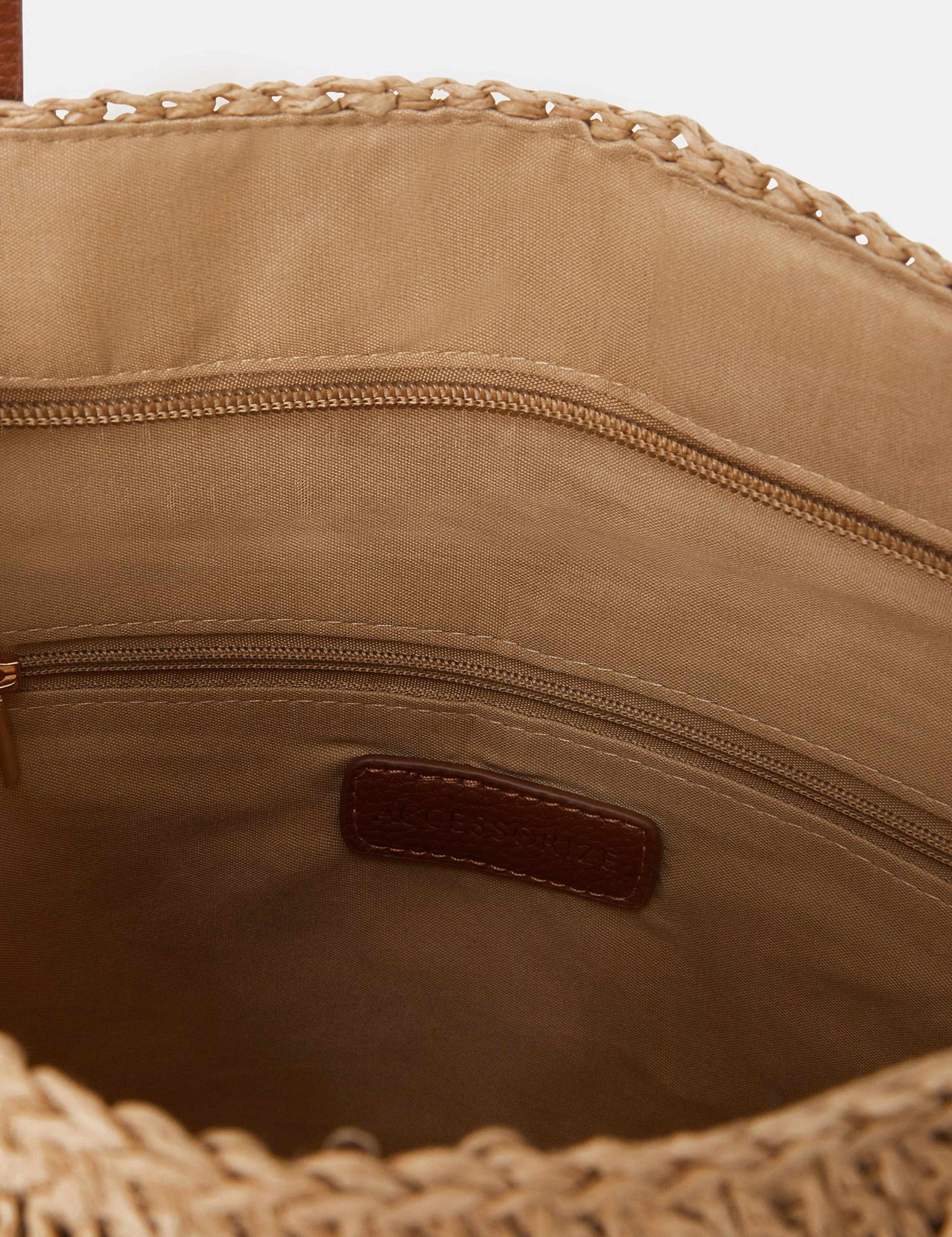 Woven Raffia Shopper 3 of 4