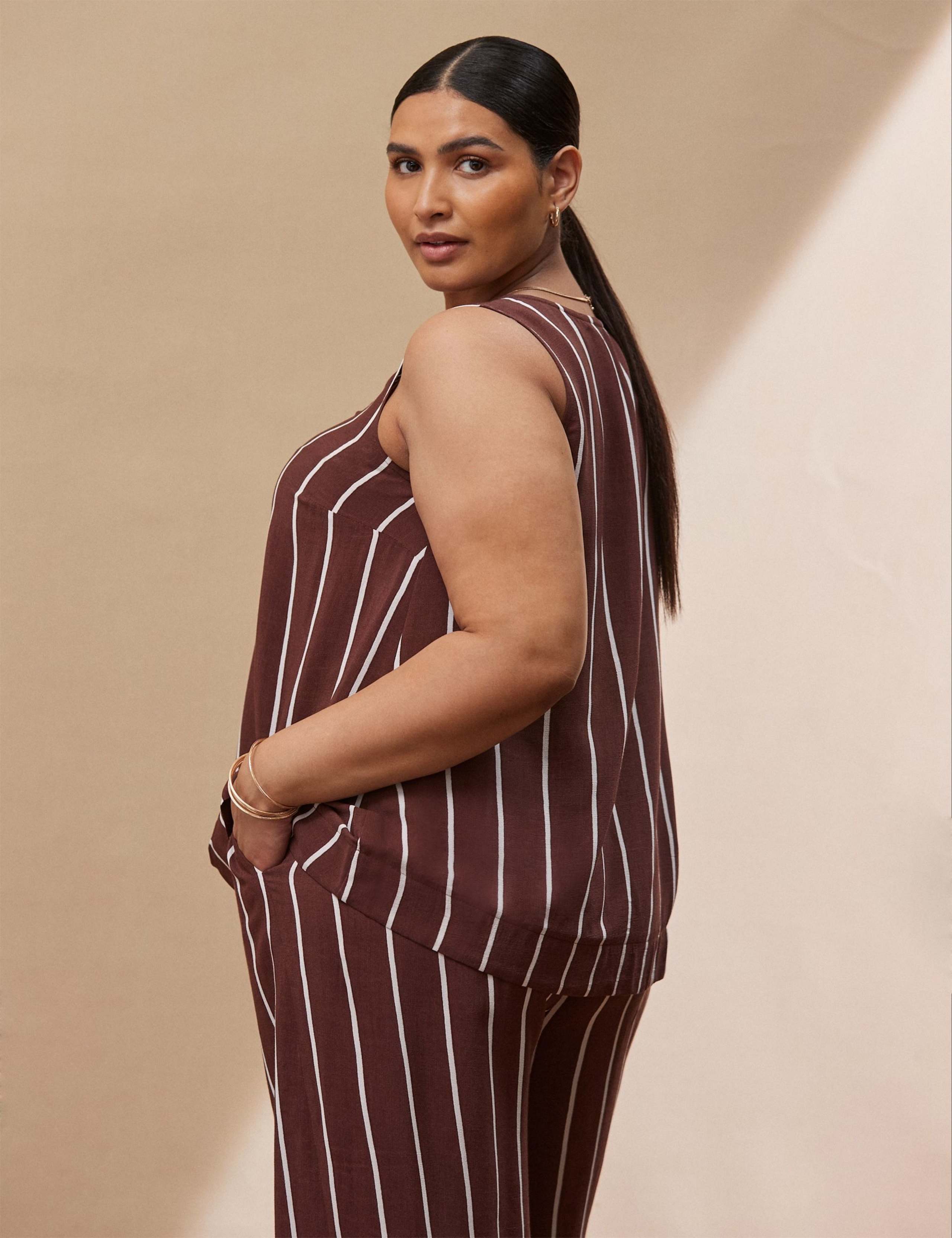 Striped Wide Leg Trousers 2 of 4