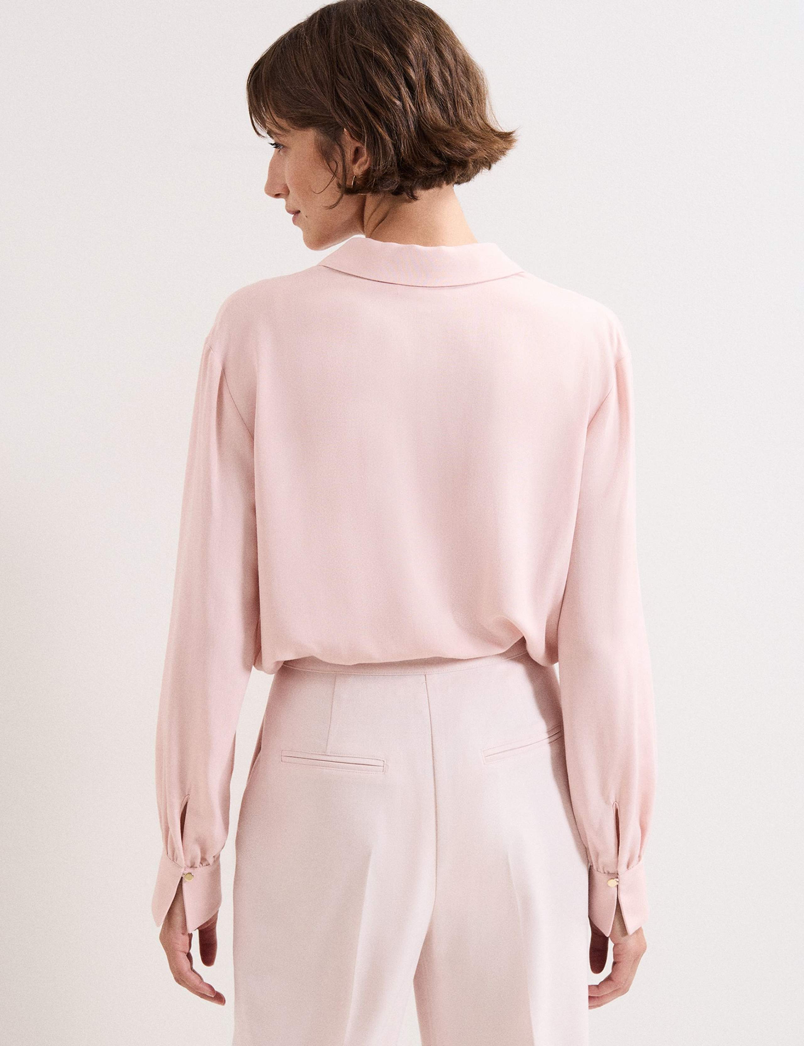 Collared Blouson Sleeve Shirt 4 of 7