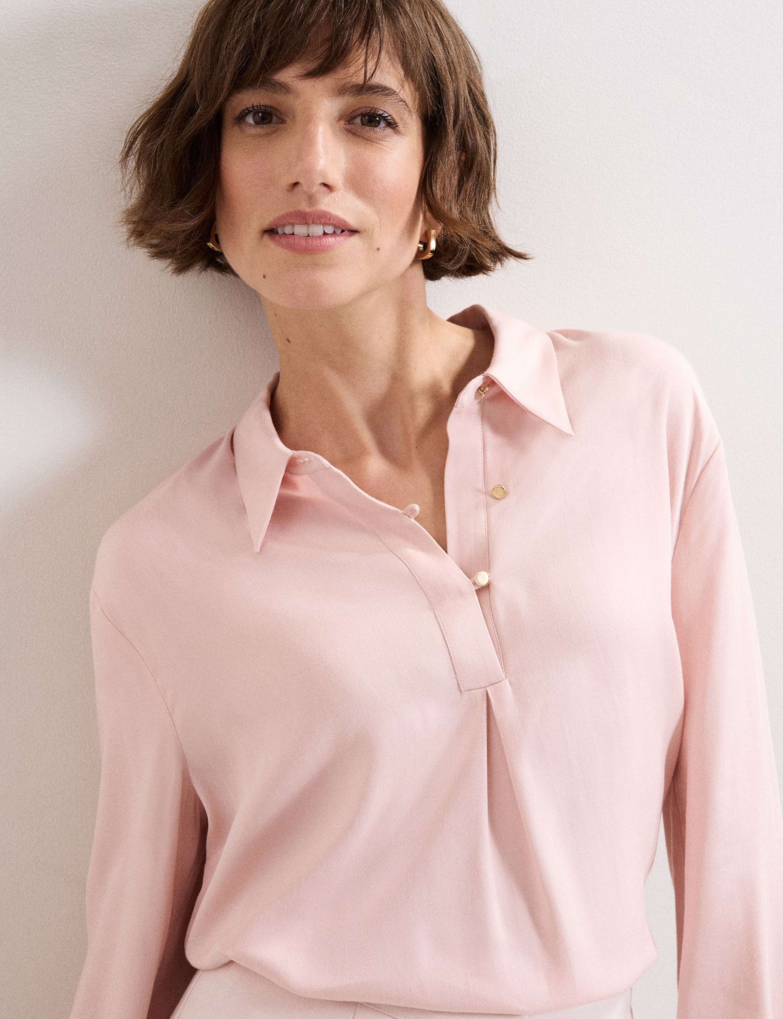 Collared Blouson Sleeve Shirt 5 of 7