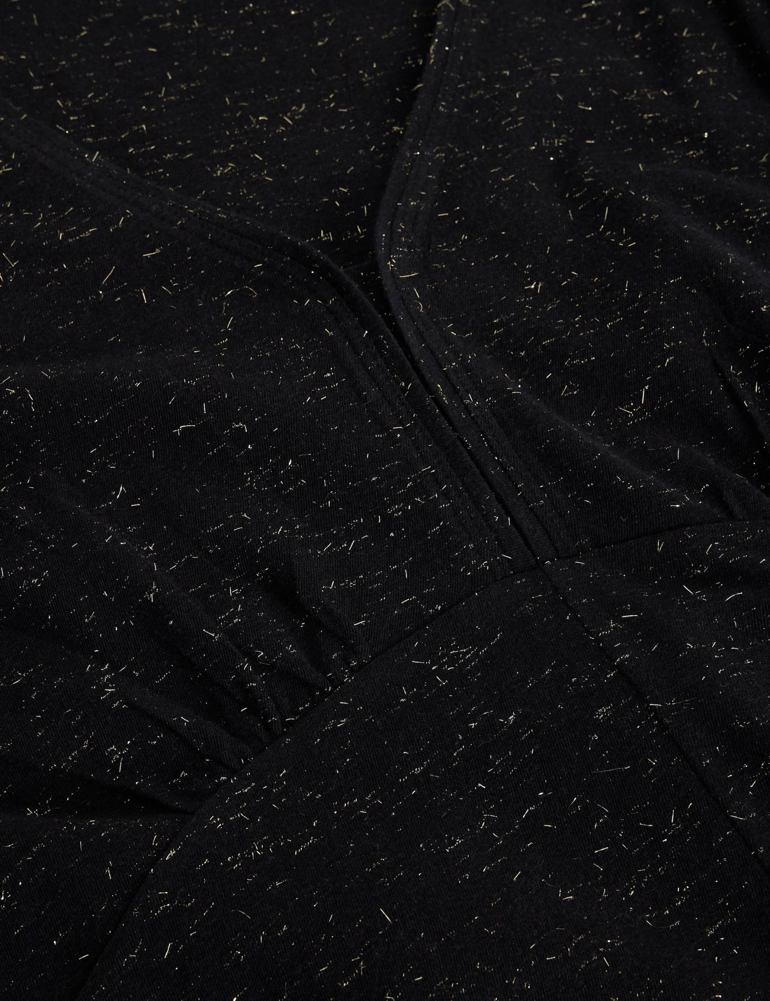 Cotton Rich Jersey Sparkle V-Neck ea Dress 6 of 6
