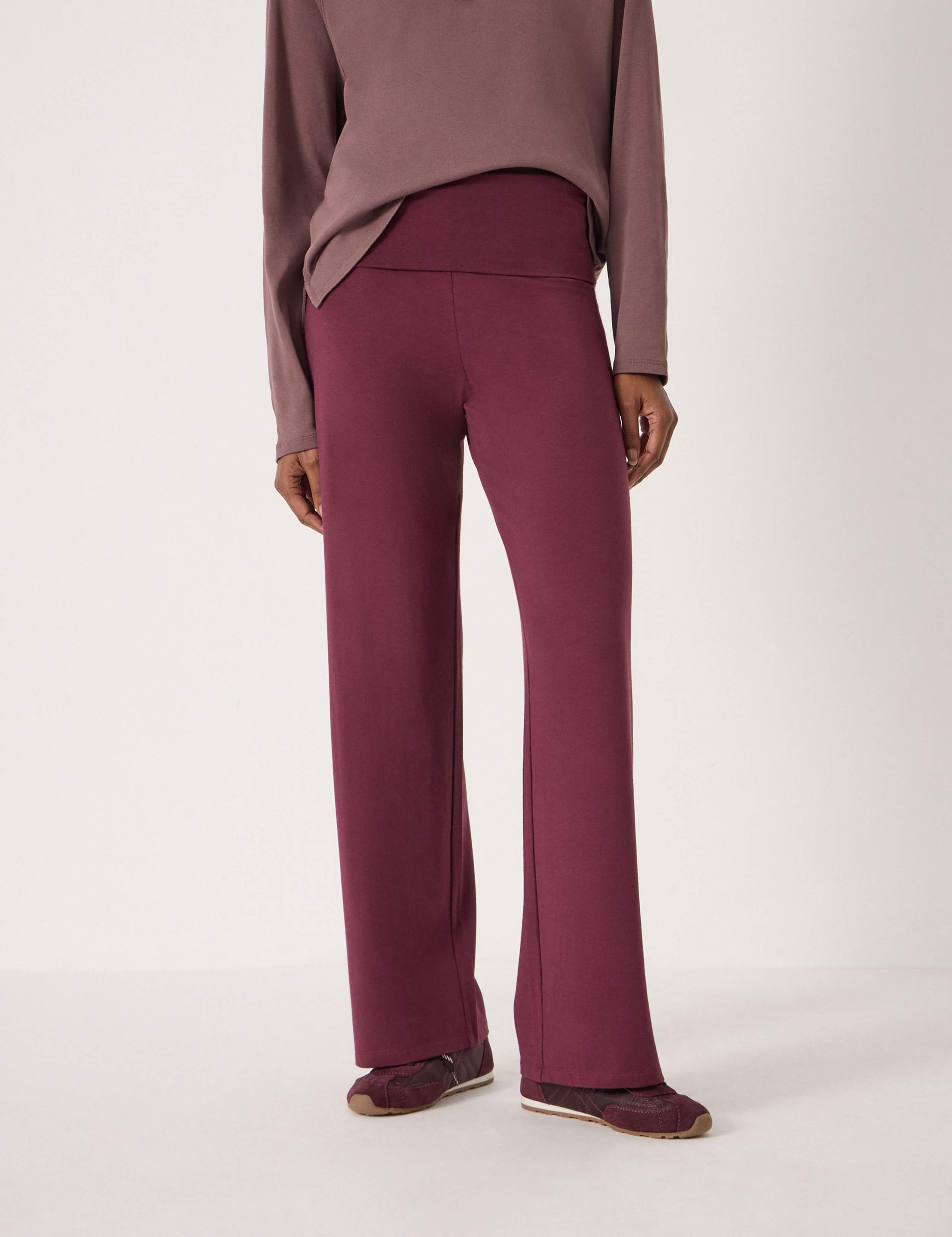 Cotton Blend Foldover Waist Joggers 3 of 5