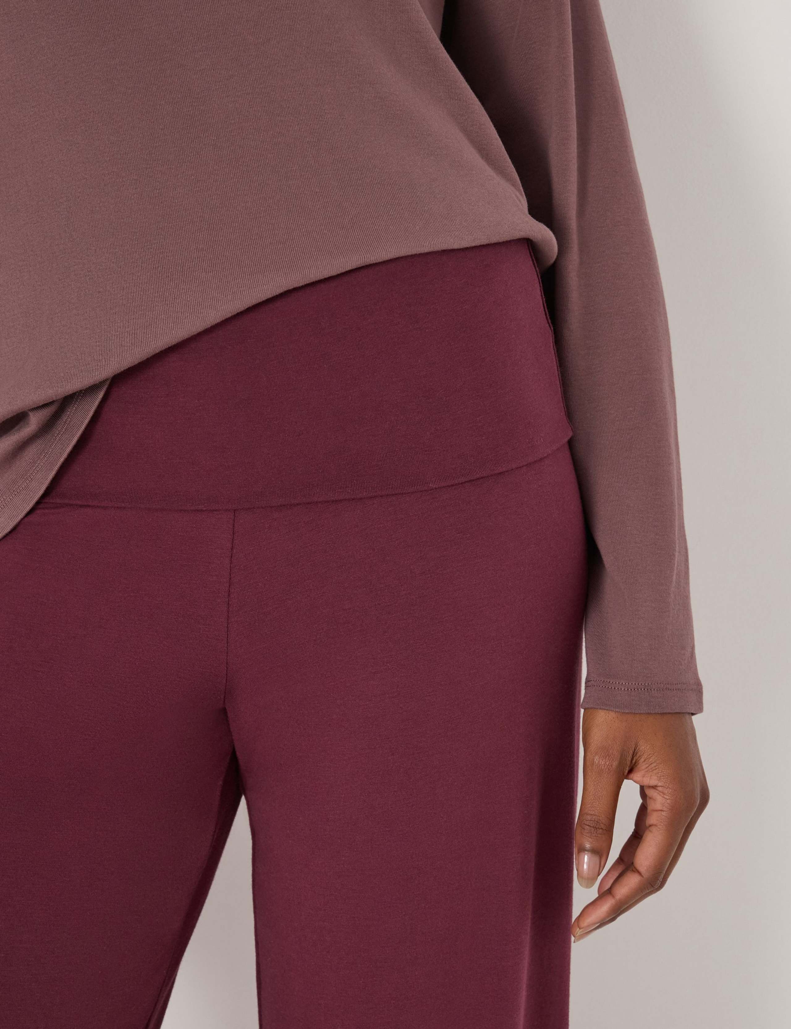 Cotton Blend Foldover Waist Joggers 5 of 5