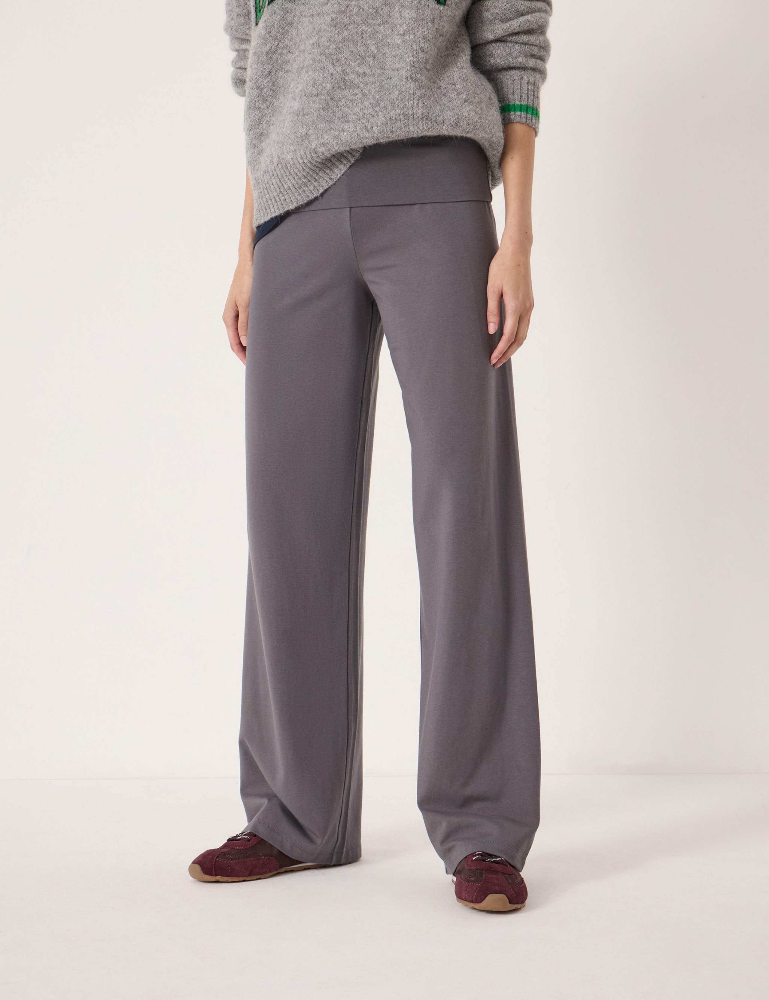 Cotton Blend Foldover Waist Joggers 3 of 5