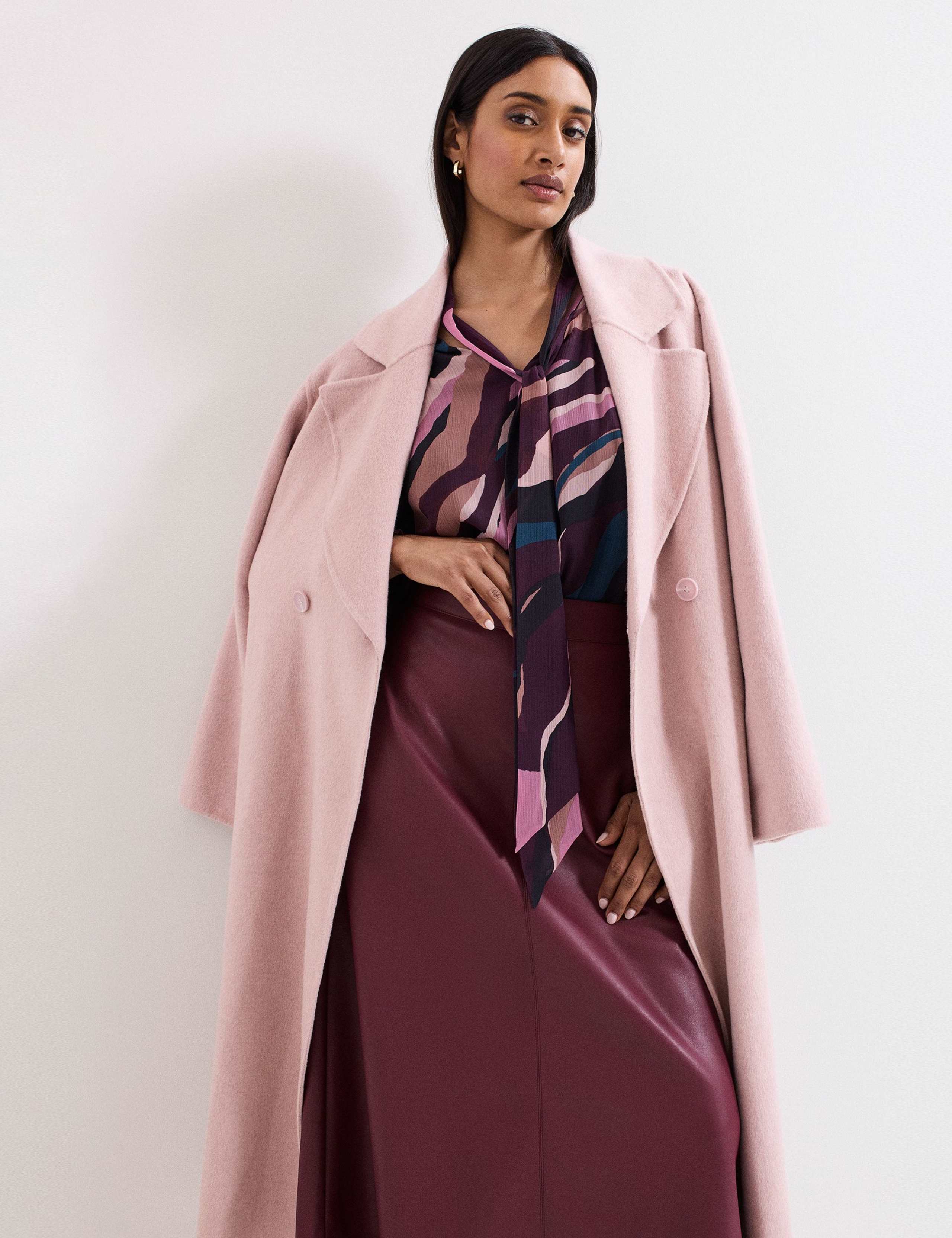 Striped Tie Neck Blouse 7 of 8