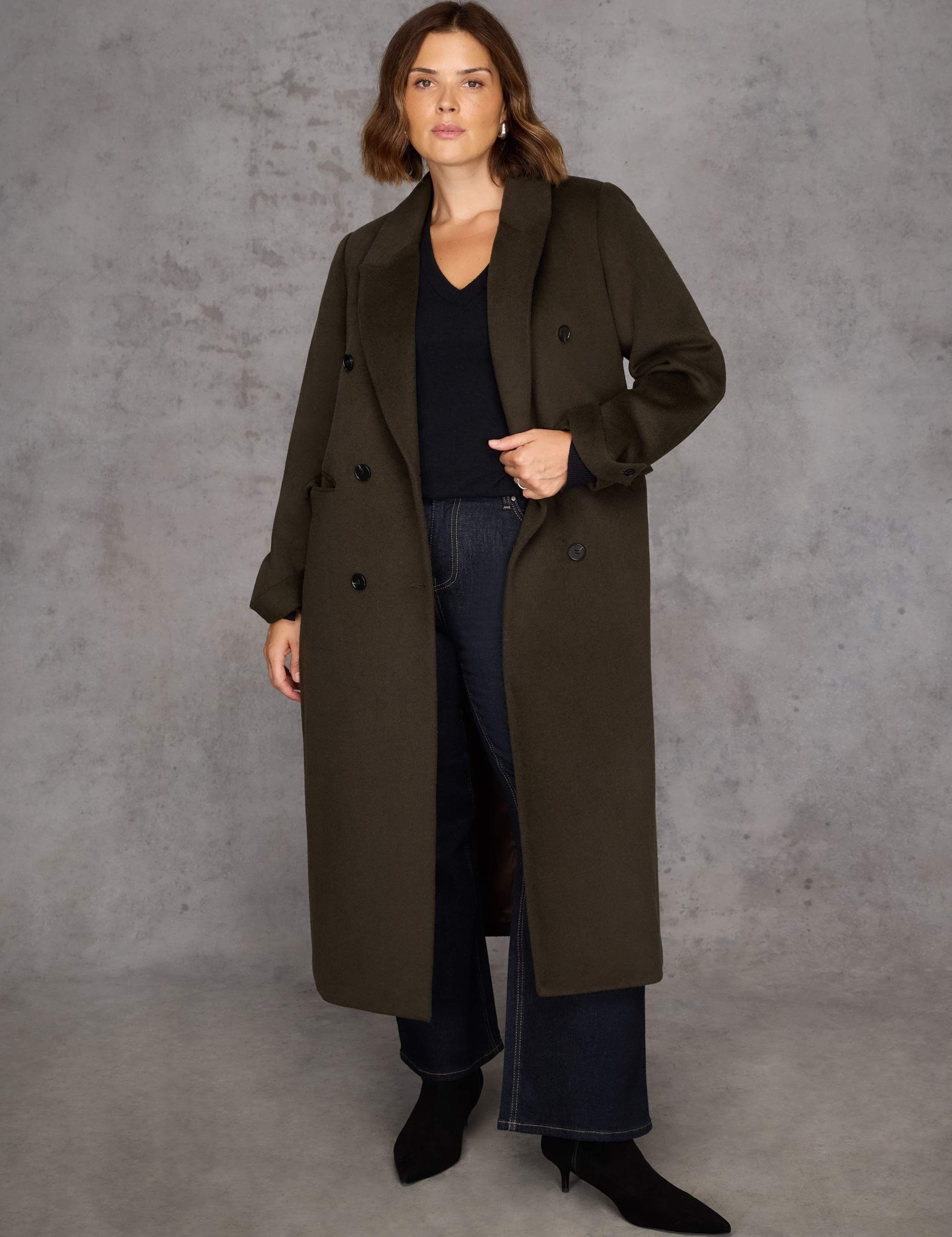 Double Breasted Longline Coat 3 of 4