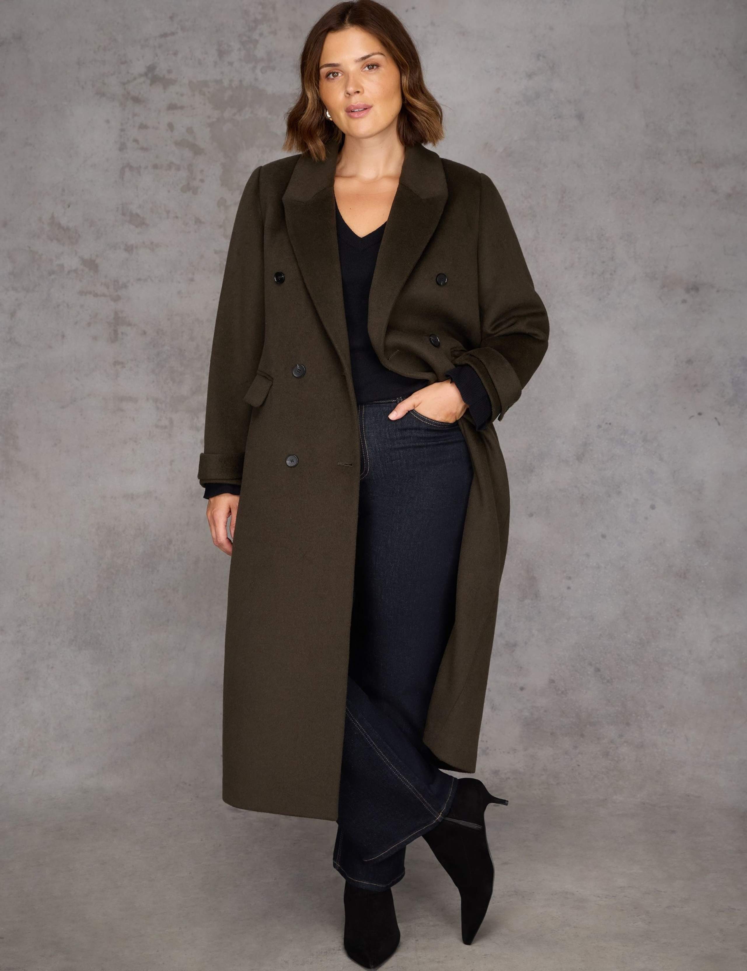 Double Breasted Longline Coat 4 of 4
