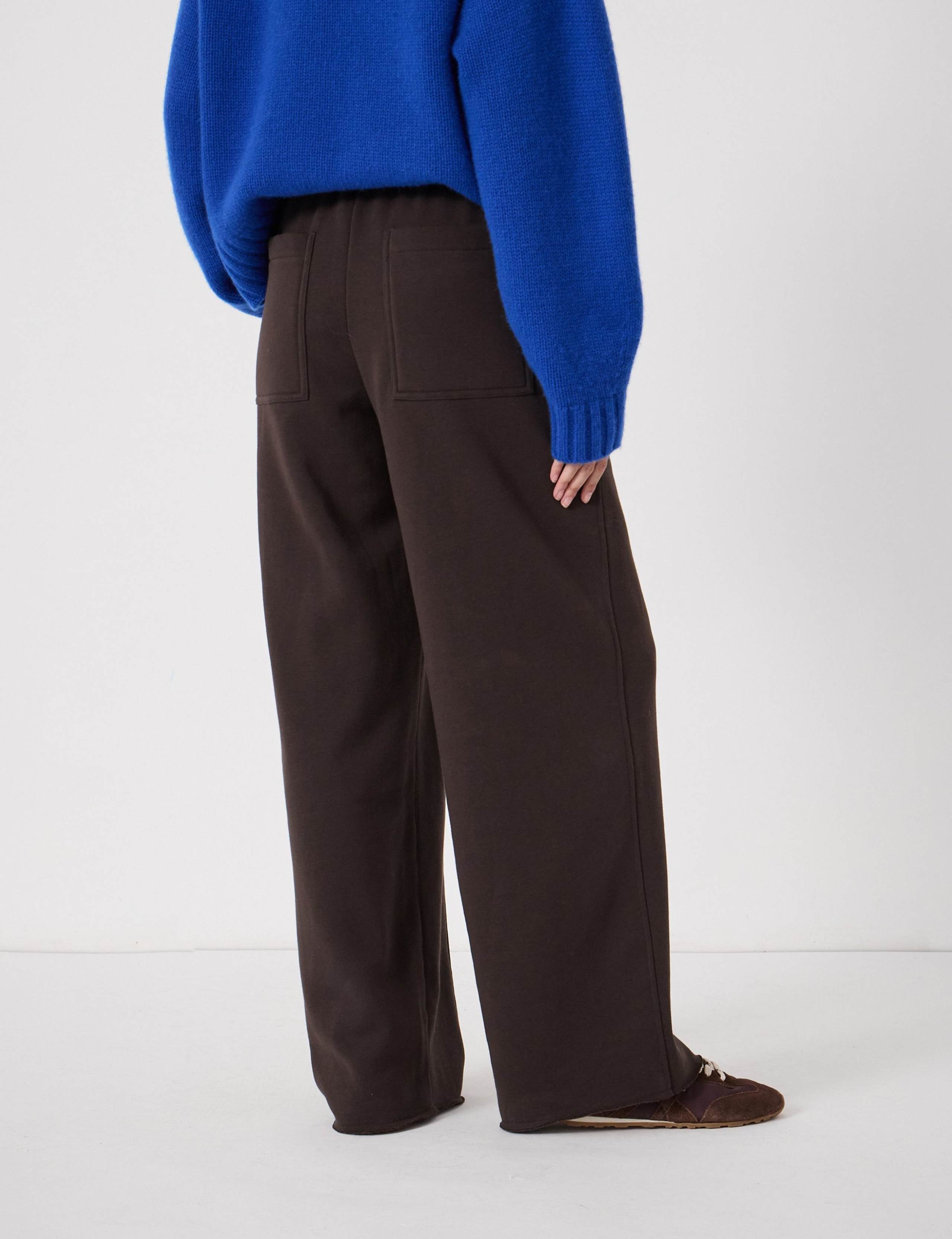 Cotton Rich Pintuck Straight Leg Joggers 4 of 5