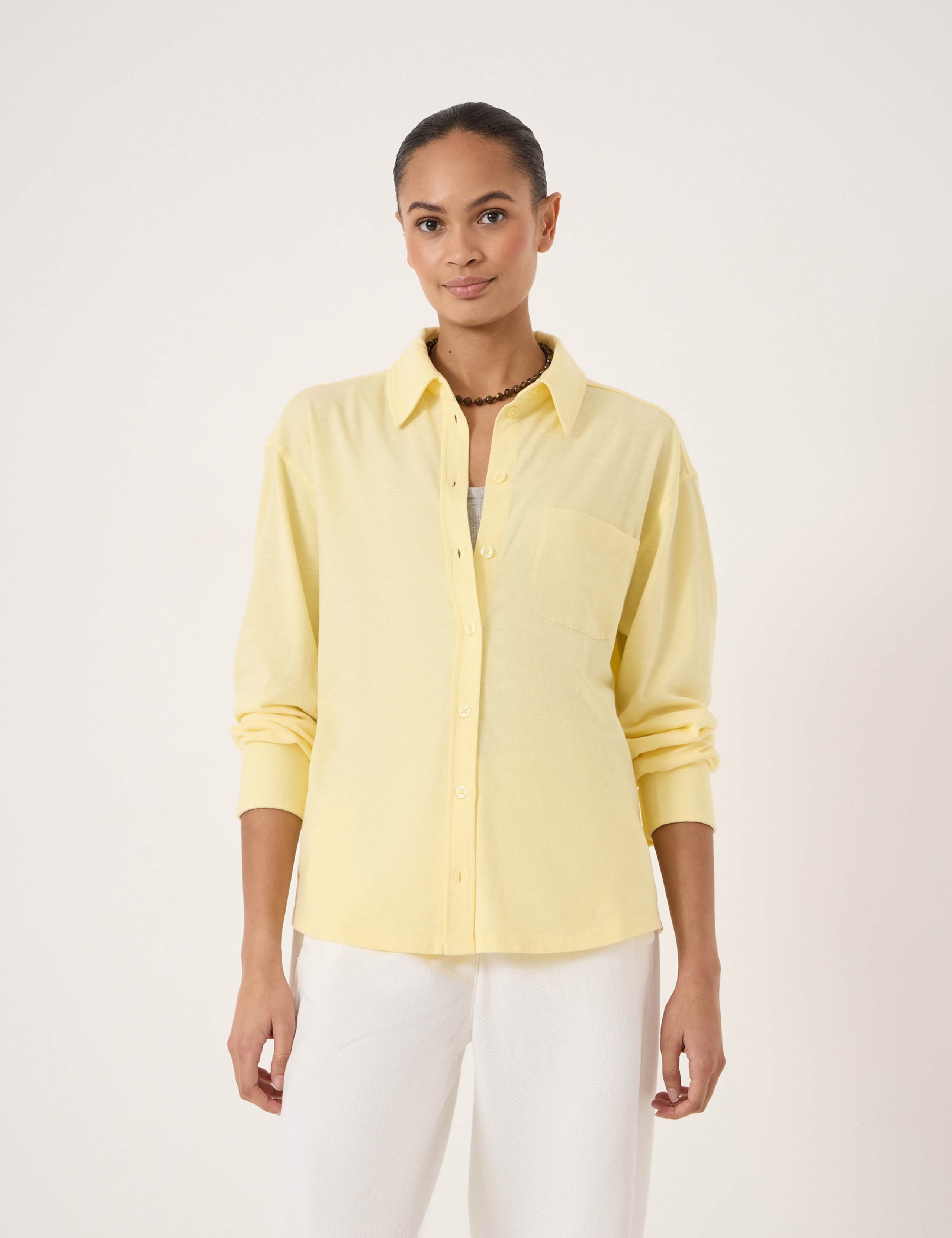 Pure Cotton Jersey Shirt 1 of 5