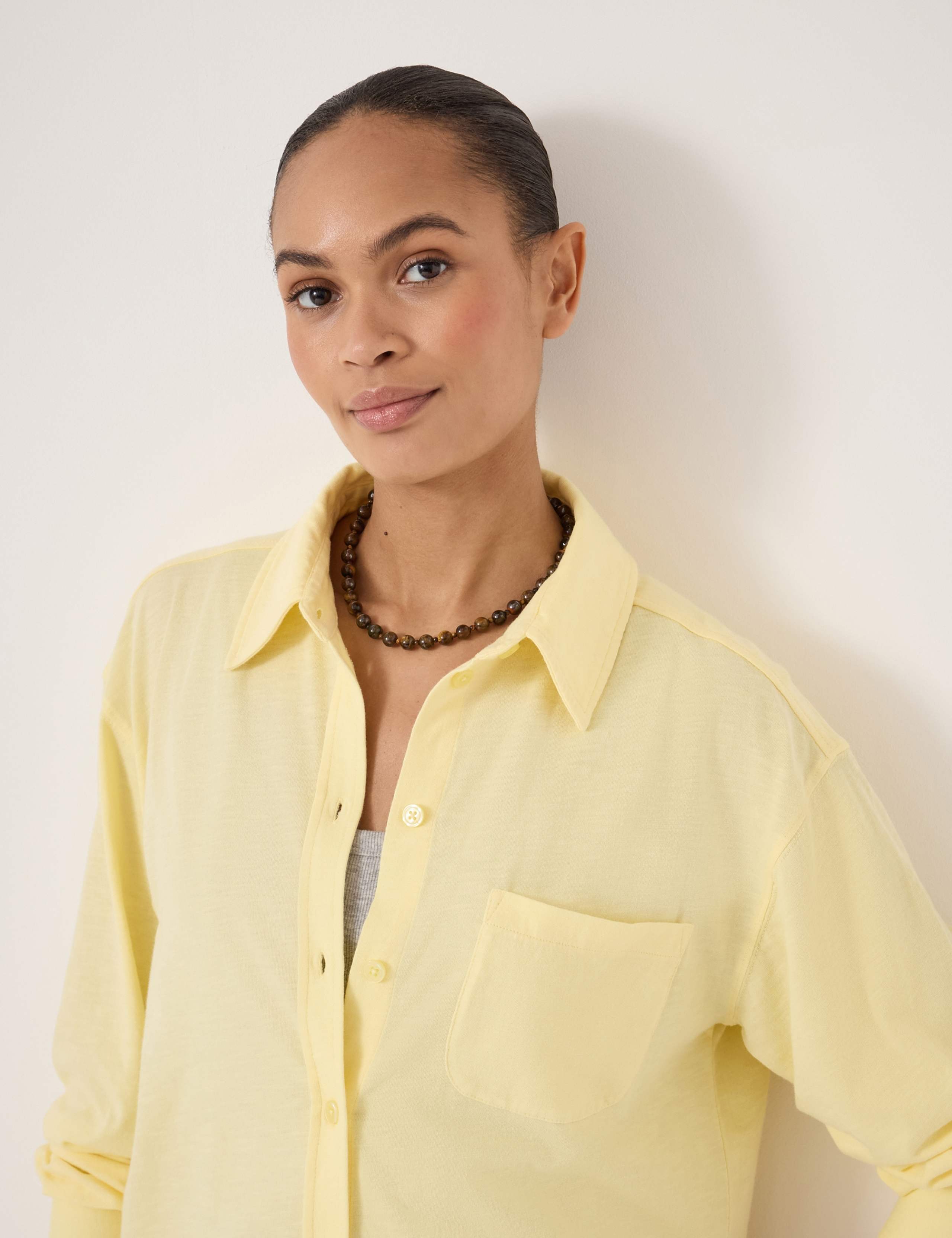 Pure Cotton Jersey Shirt 3 of 5
