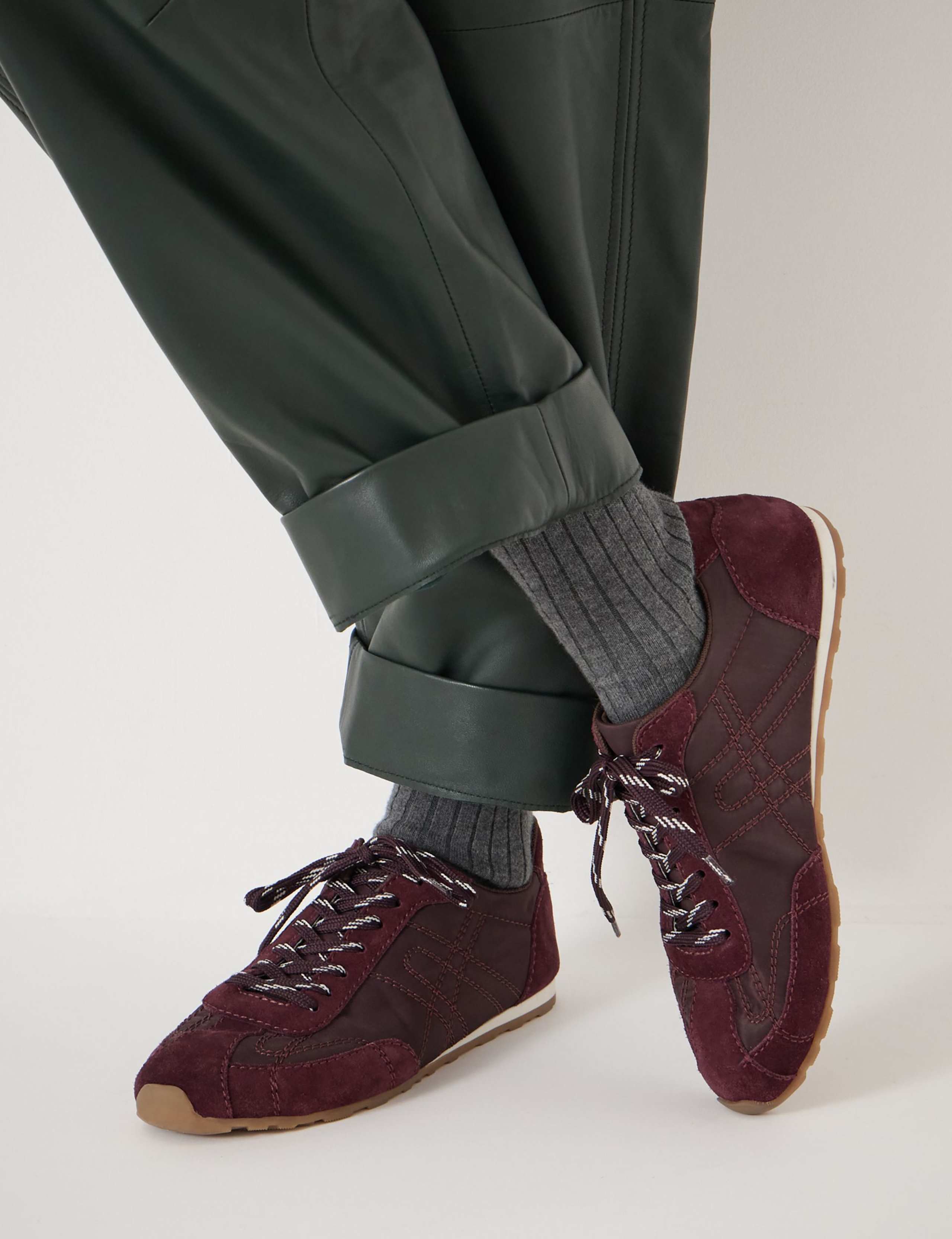 Leather Trainers 3 of 5