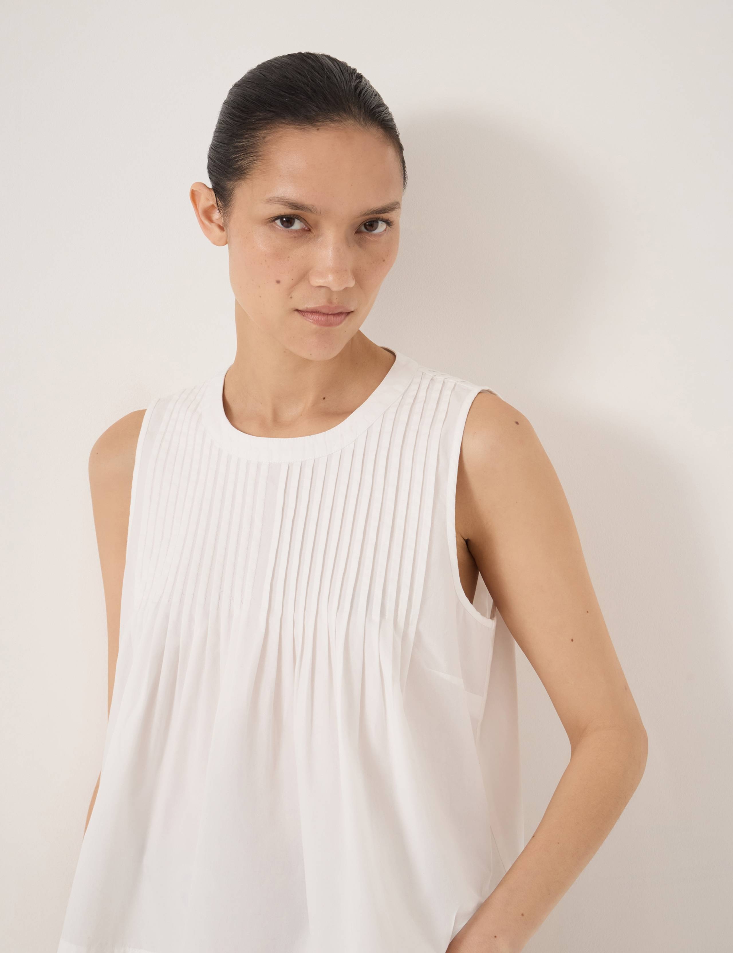 Pure Cotton Pintuck Top 3 of 5