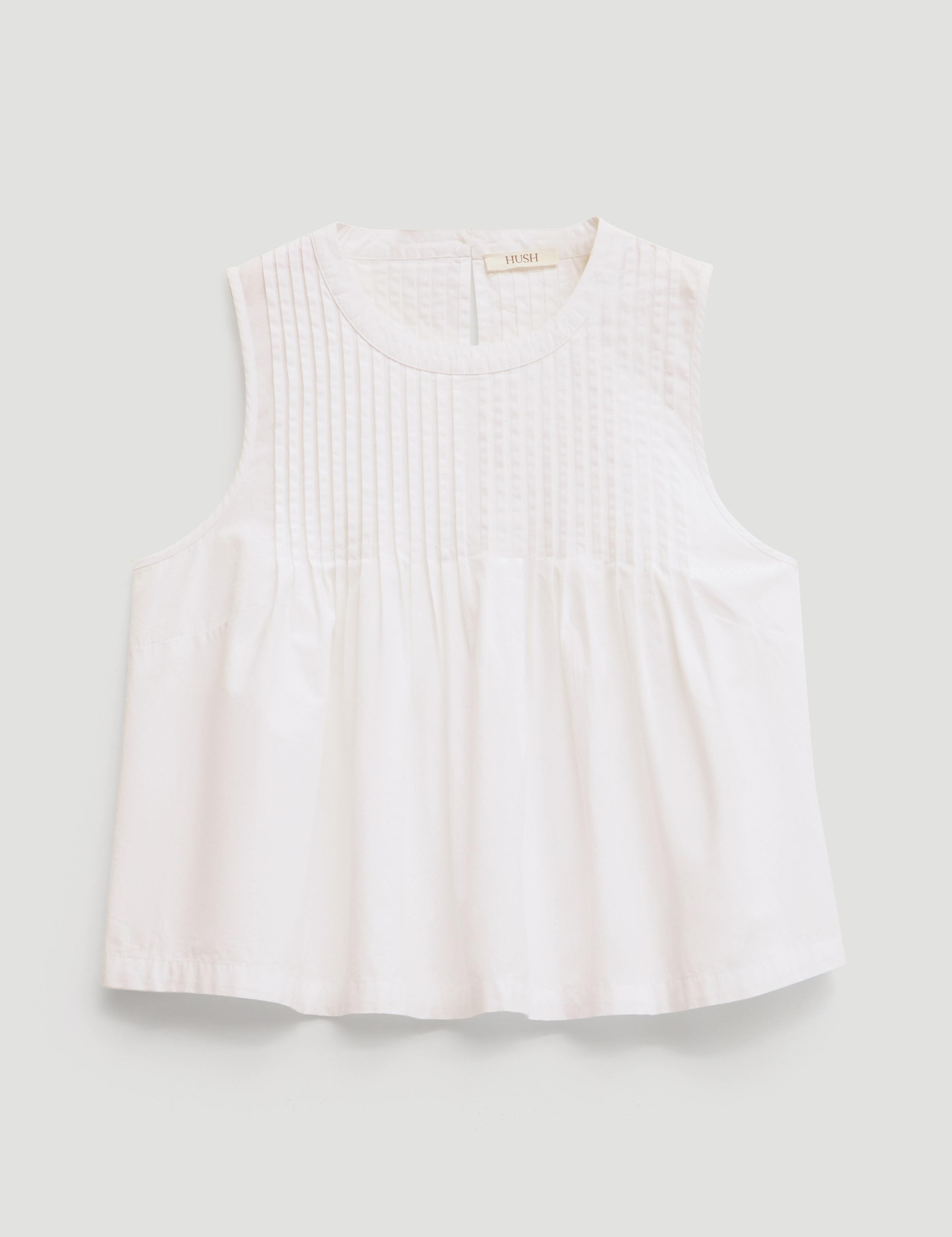 Pure Cotton Pintuck Top 2 of 5