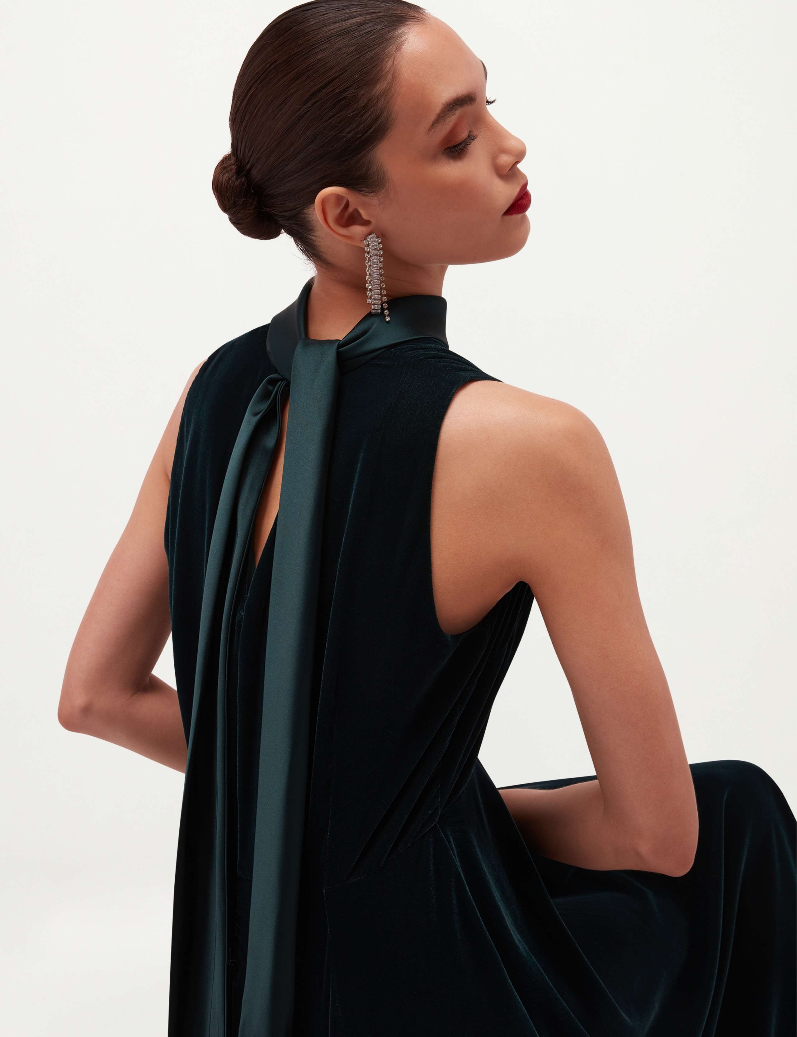 Cowl Neck Sleeveless Midi Dress 6 of 6