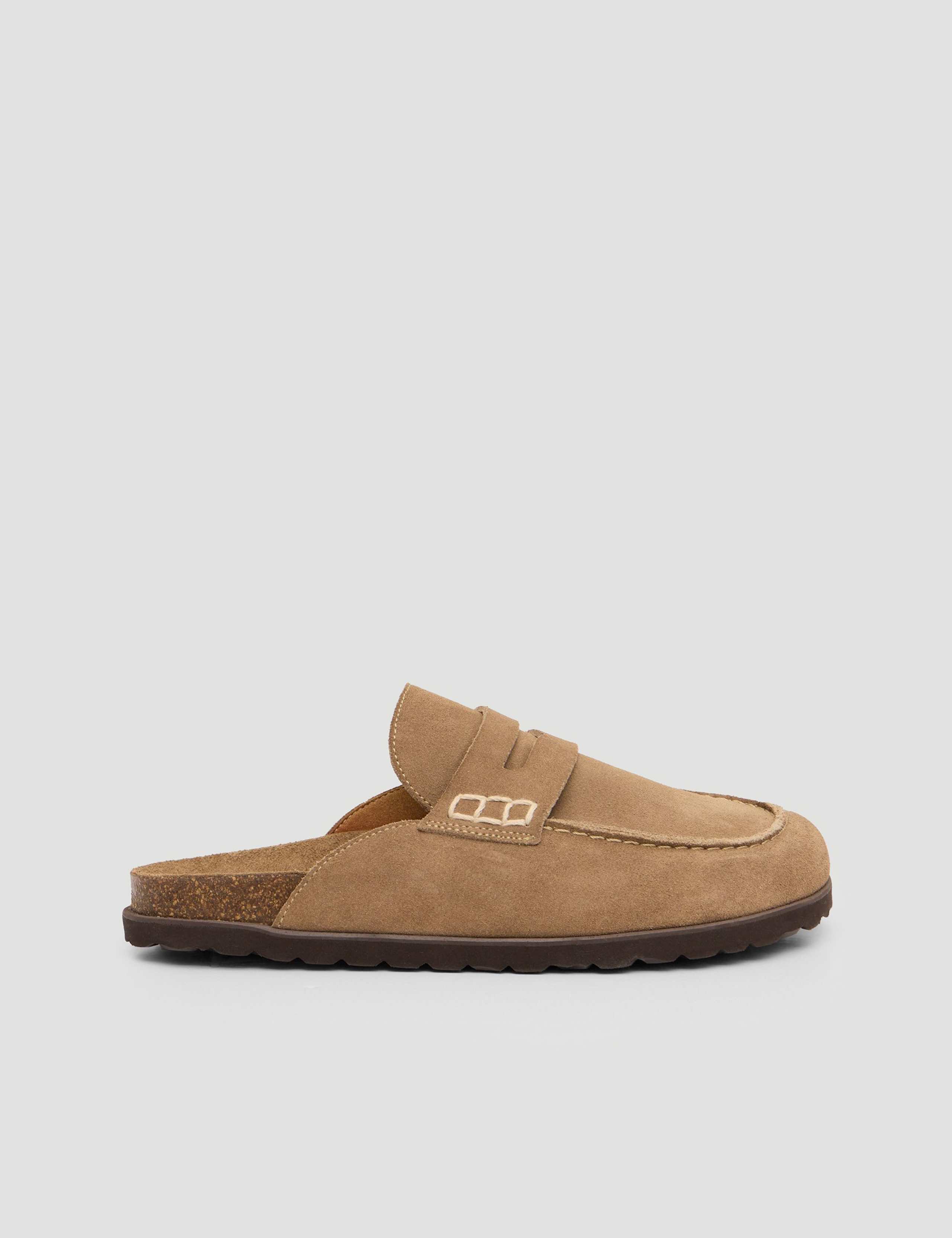 Suede Backless Loafers 1 of 5