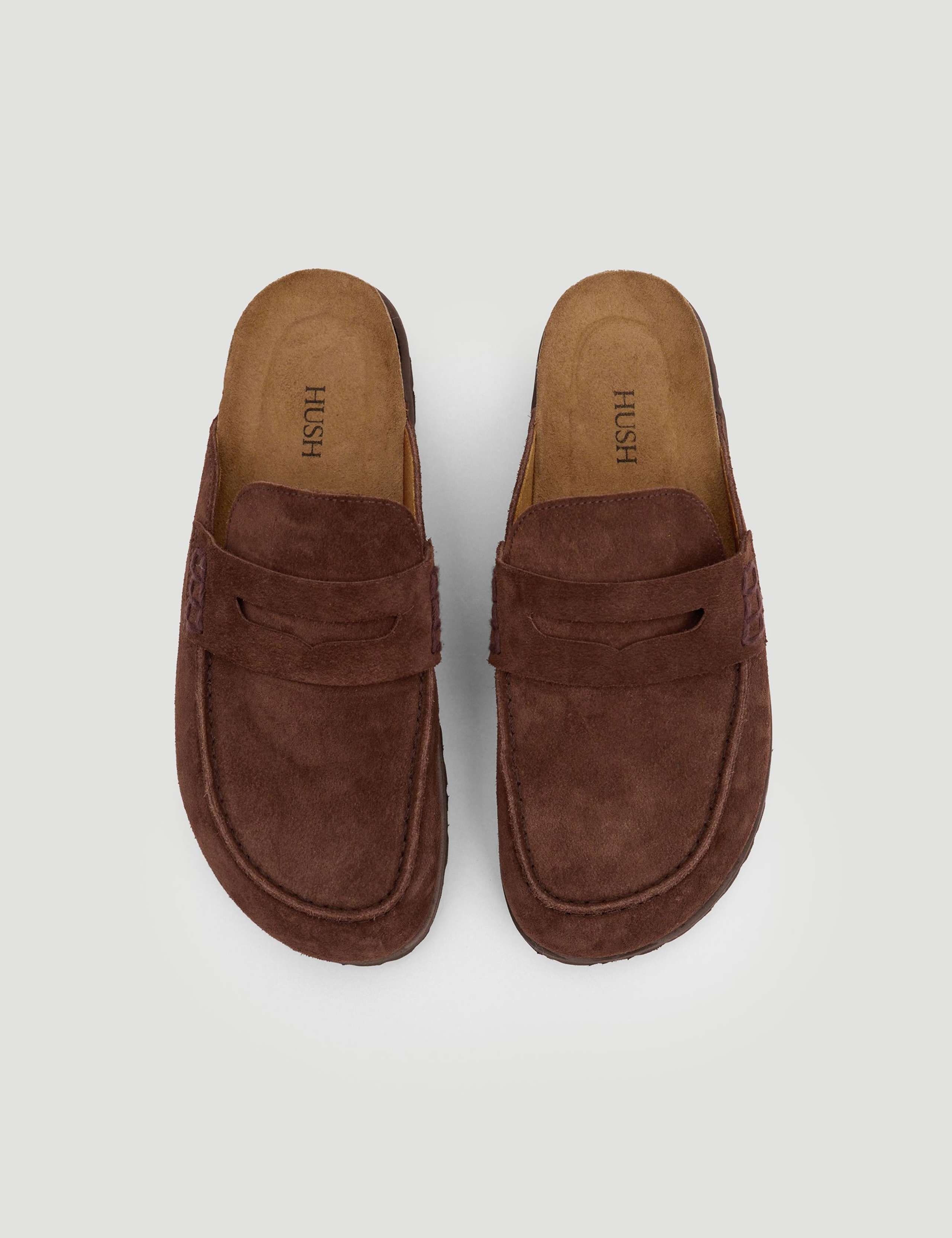 Suede Backless Loafers 3 of 4