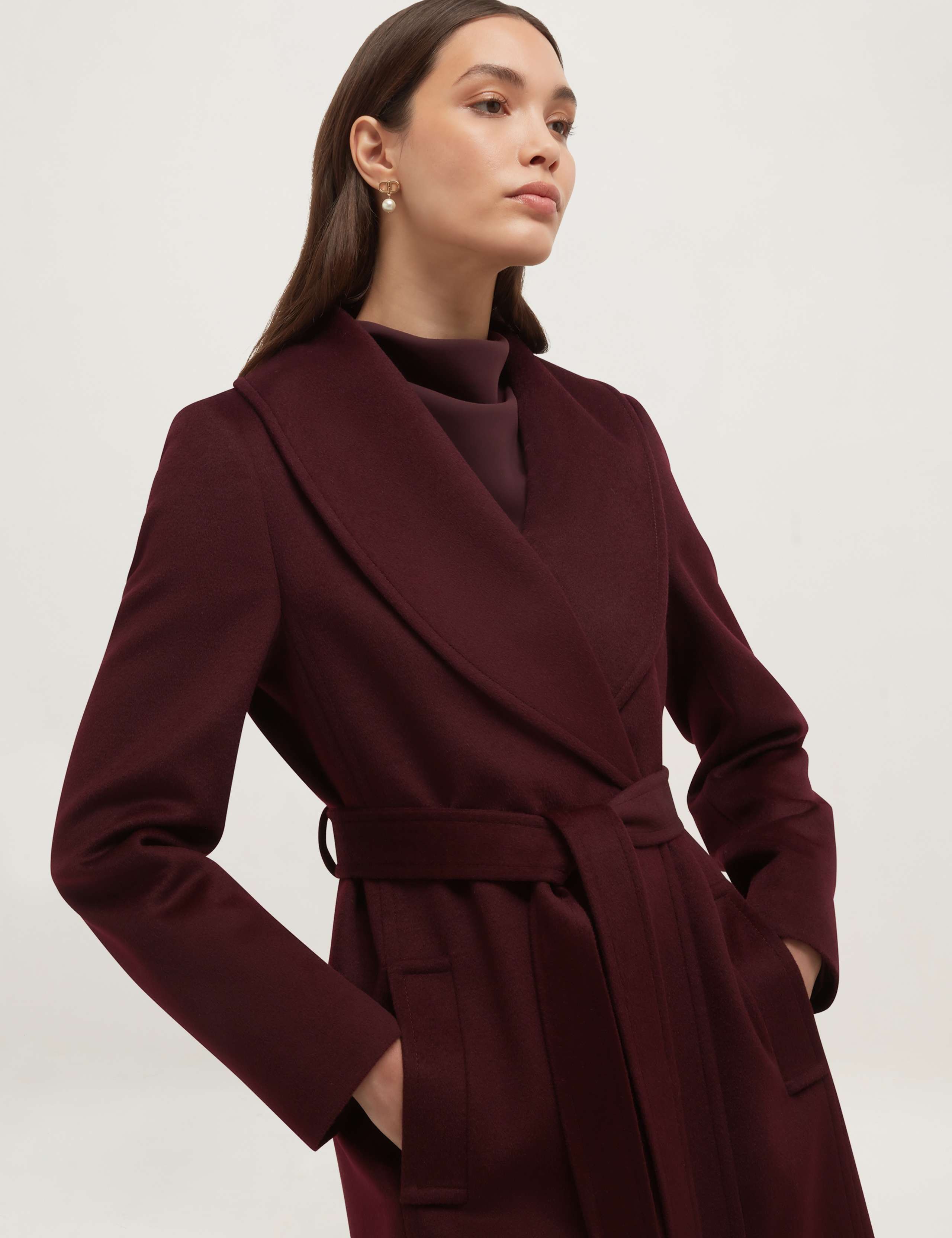 Pure Wool Wrap Coat 5 of 6