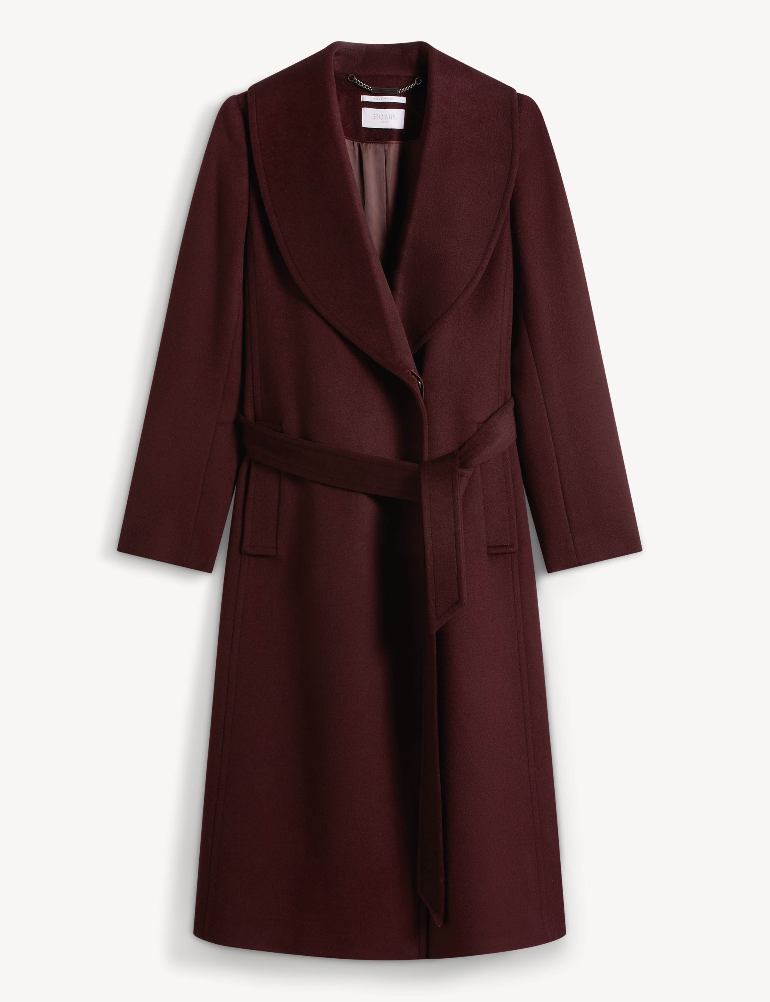 Pure Wool Wrap Coat 2 of 6