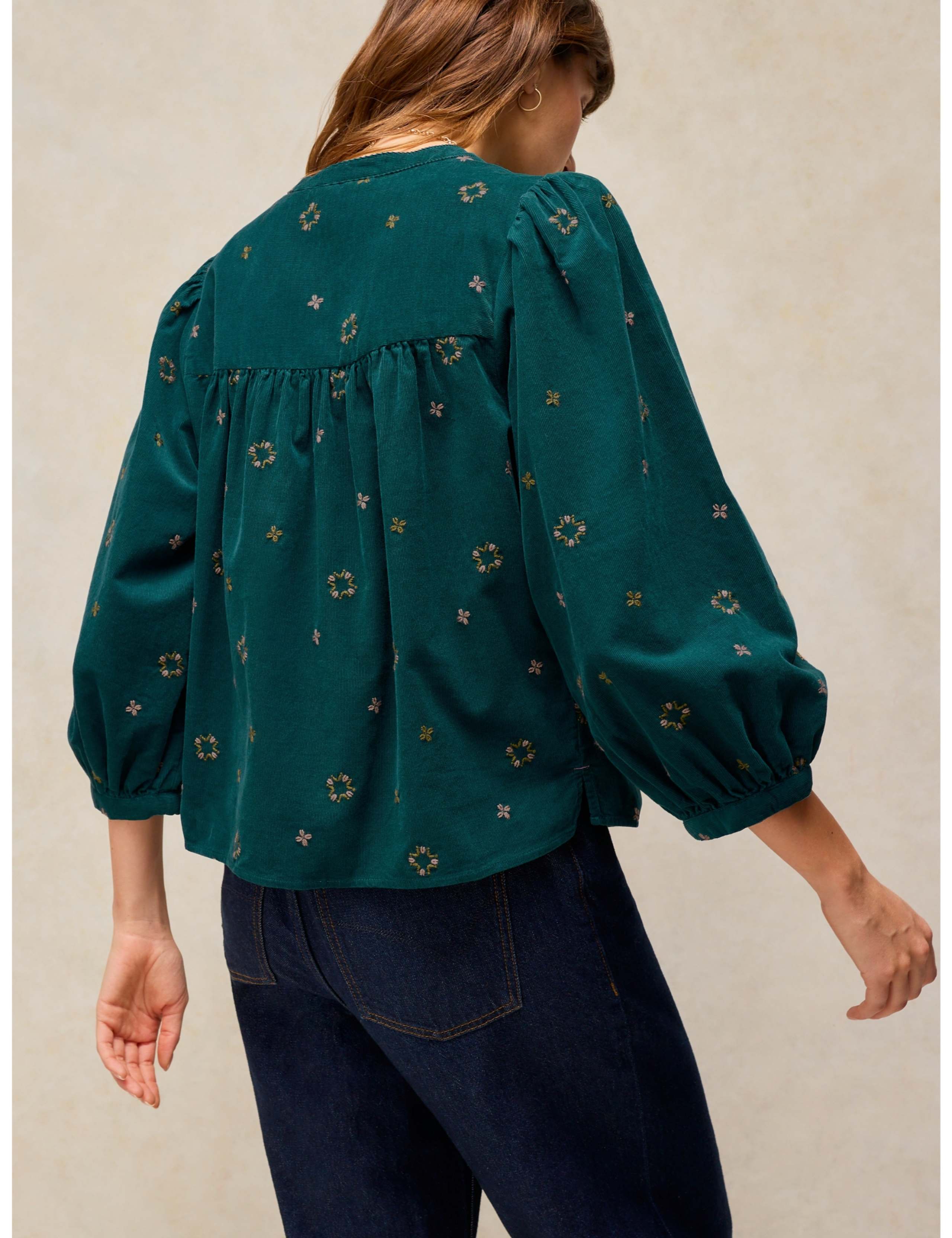 Lana Cord Embroidered Top 3 of 6
