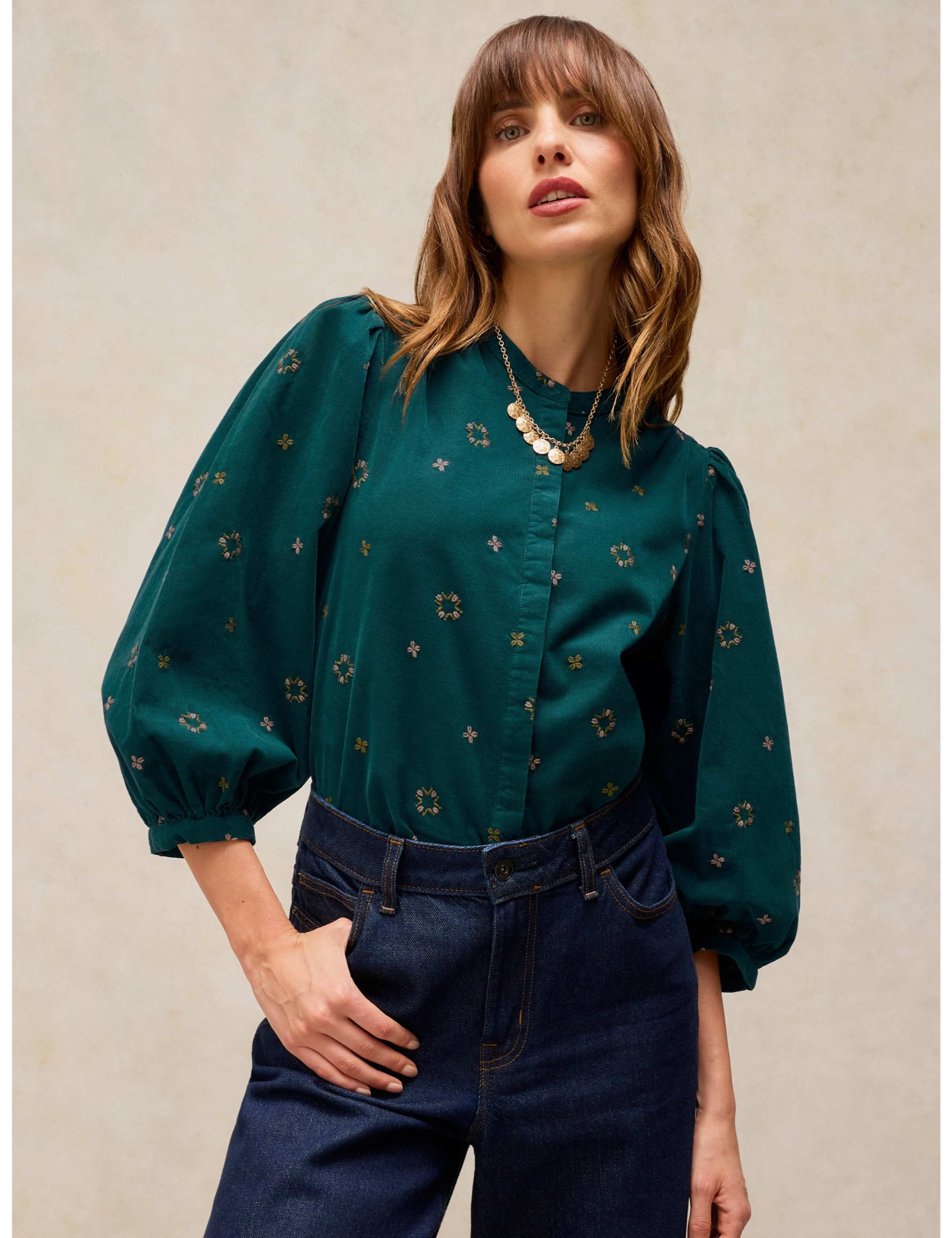 Lana Cord Embroidered Top 5 of 6