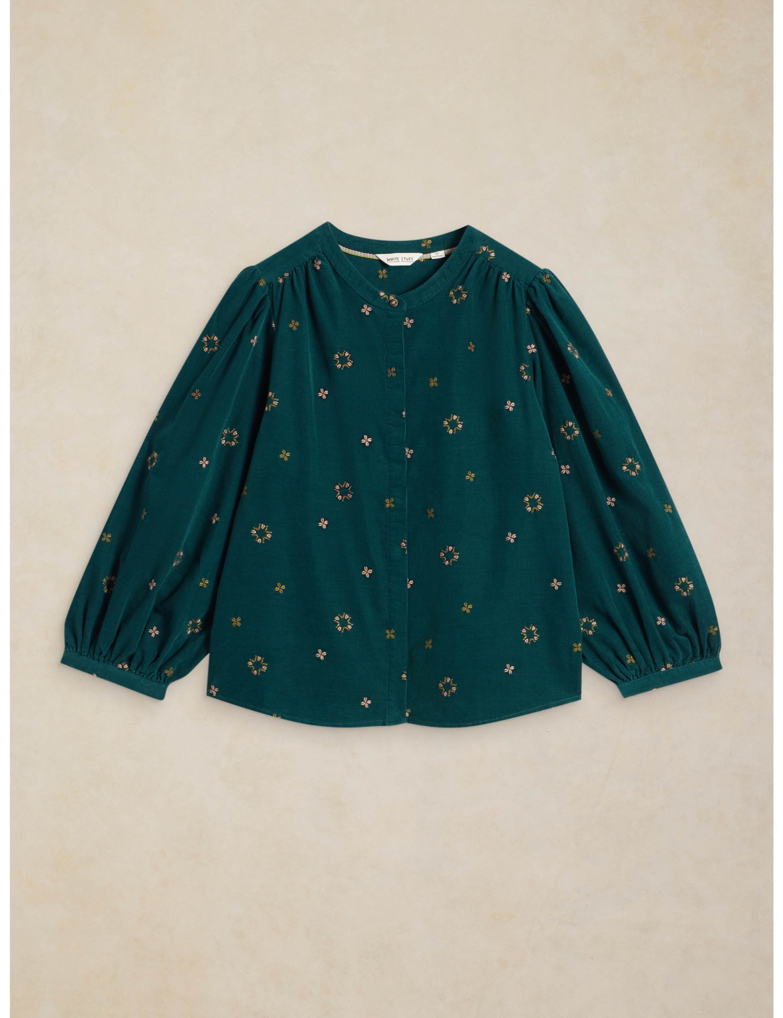Lana Cord Embroidered Top 2 of 6