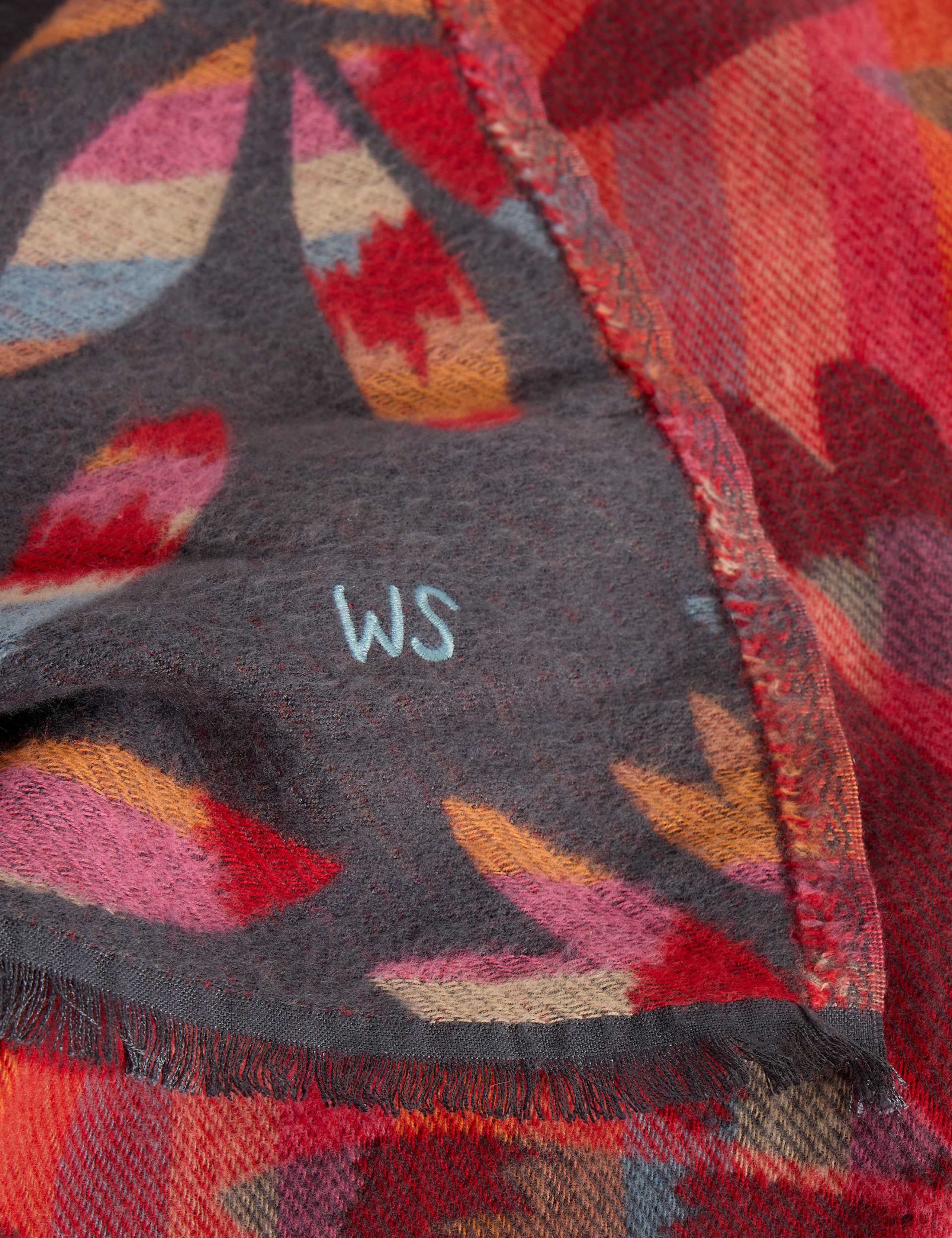 Cotton Rich Petal Print Scarf 2 of 3