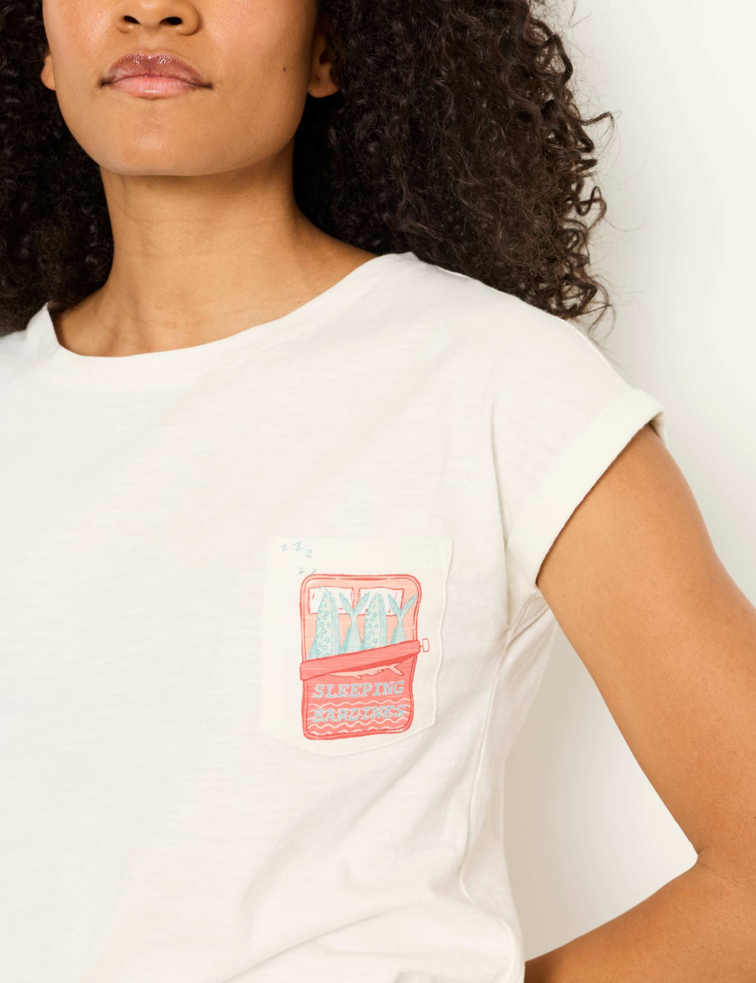 Pure Cotton Sardine Striped Pyjama Set 6 of 7