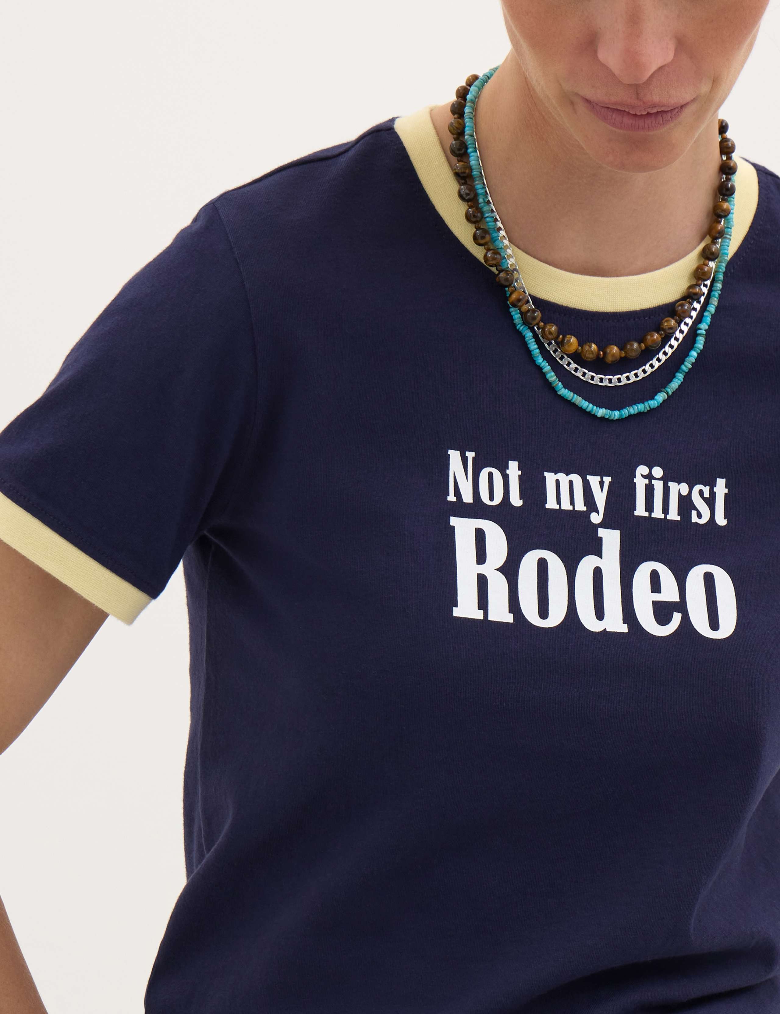 Pure Cotton Not My First Rodeo Ringer Tee 3 of 5