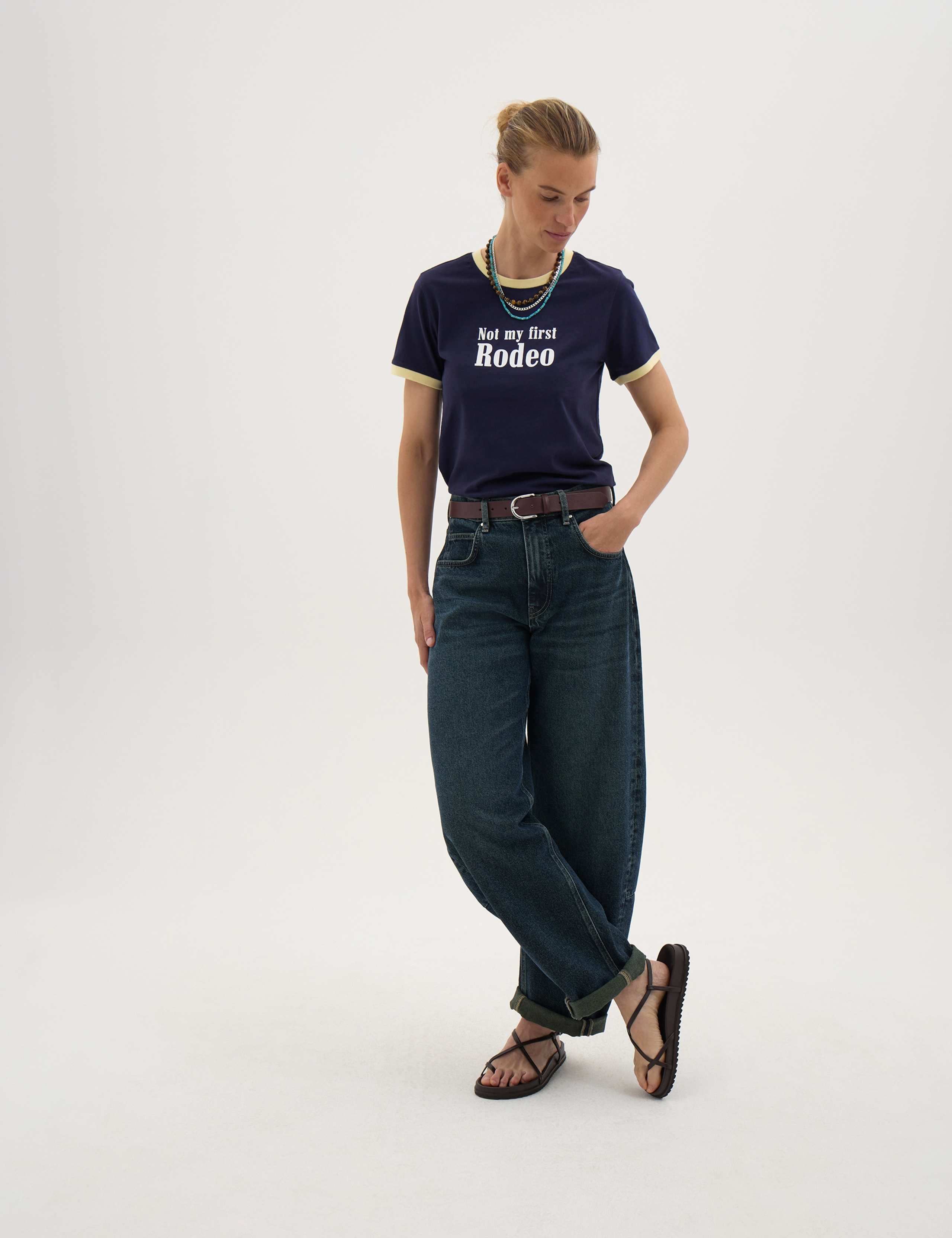 Pure Cotton Not My First Rodeo Ringer Tee 5 of 5