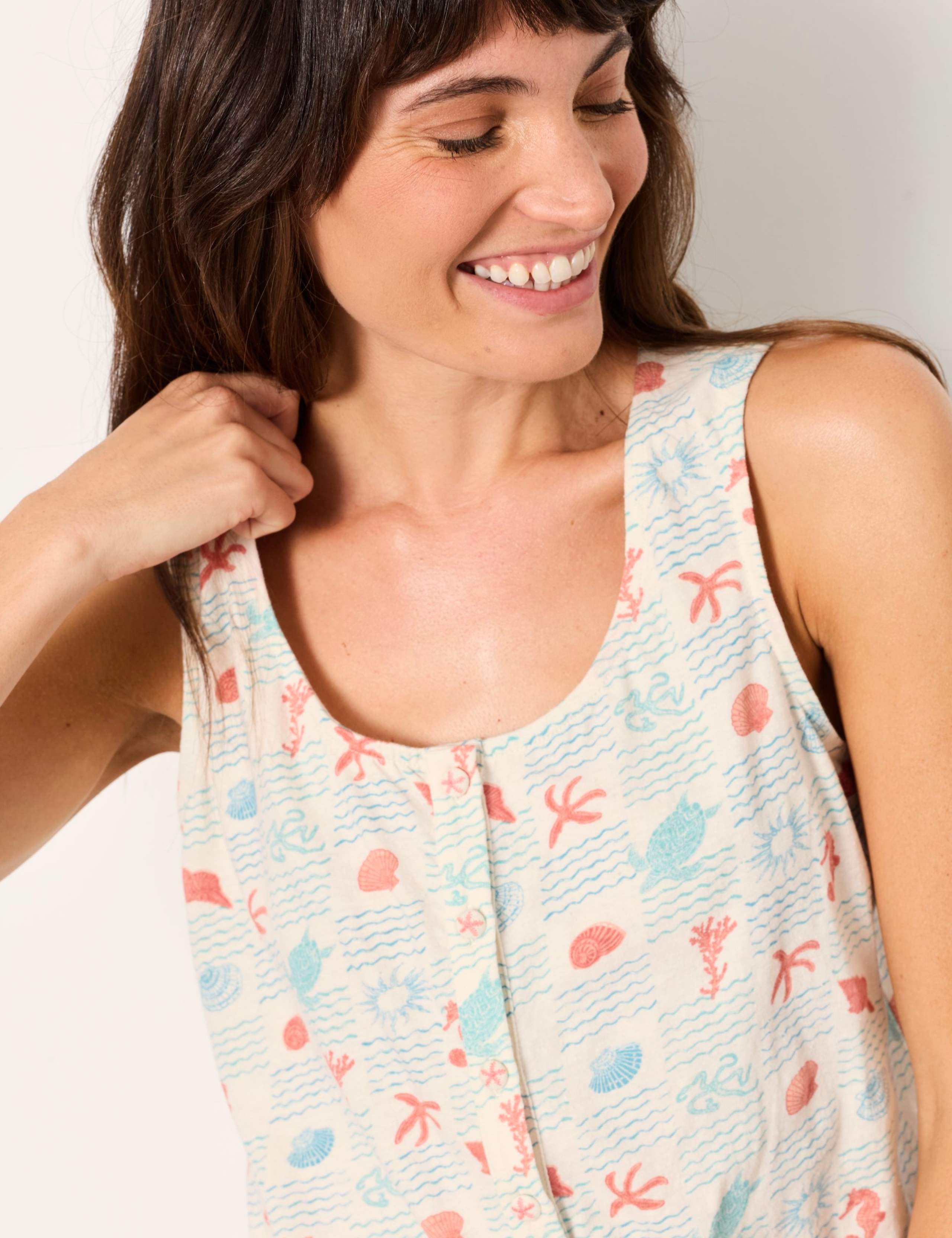 Cotton Rich Printed Pyjamas in a Bag 5 of 7