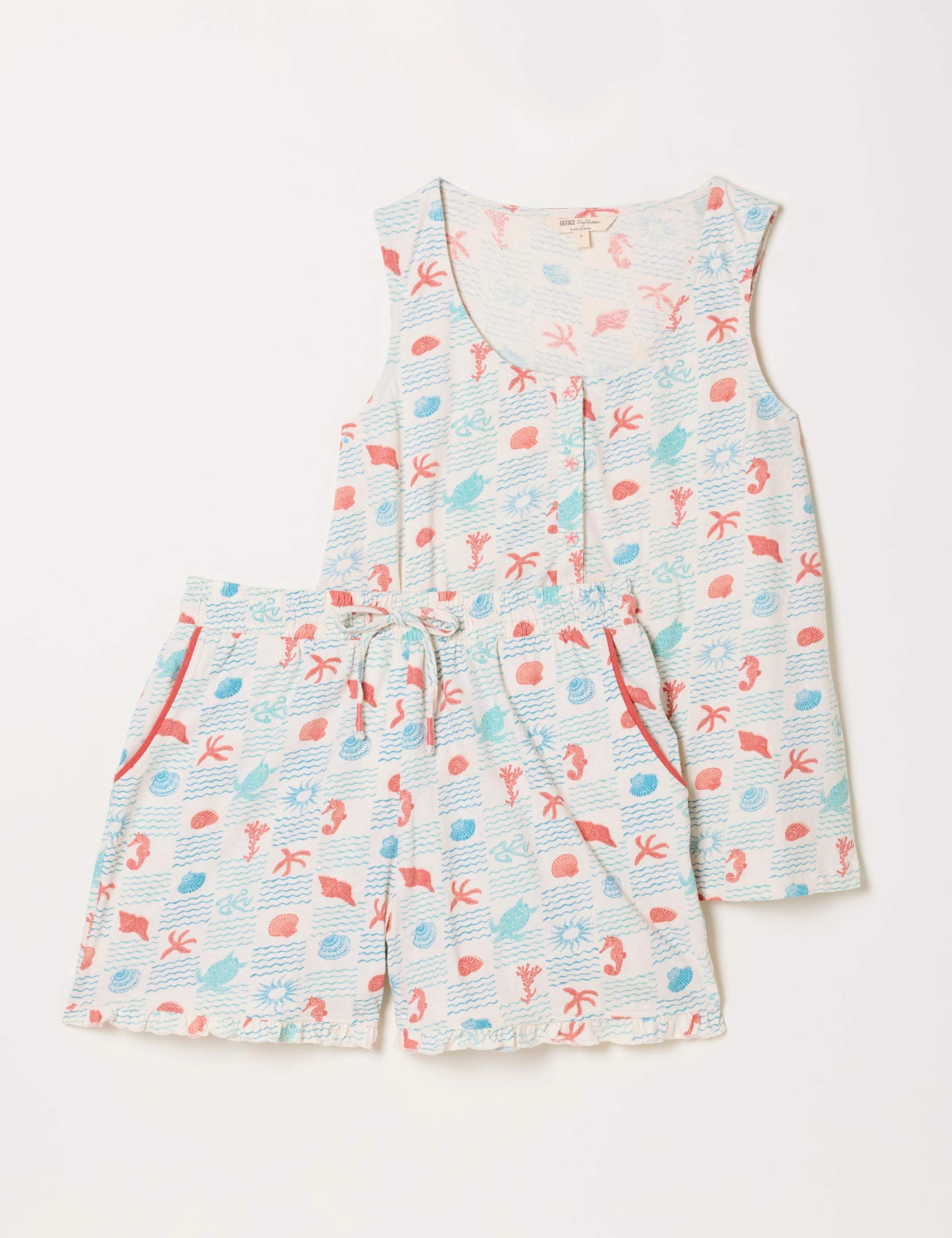 Cotton Rich Printed Pyjamas in a Bag 2 of 7