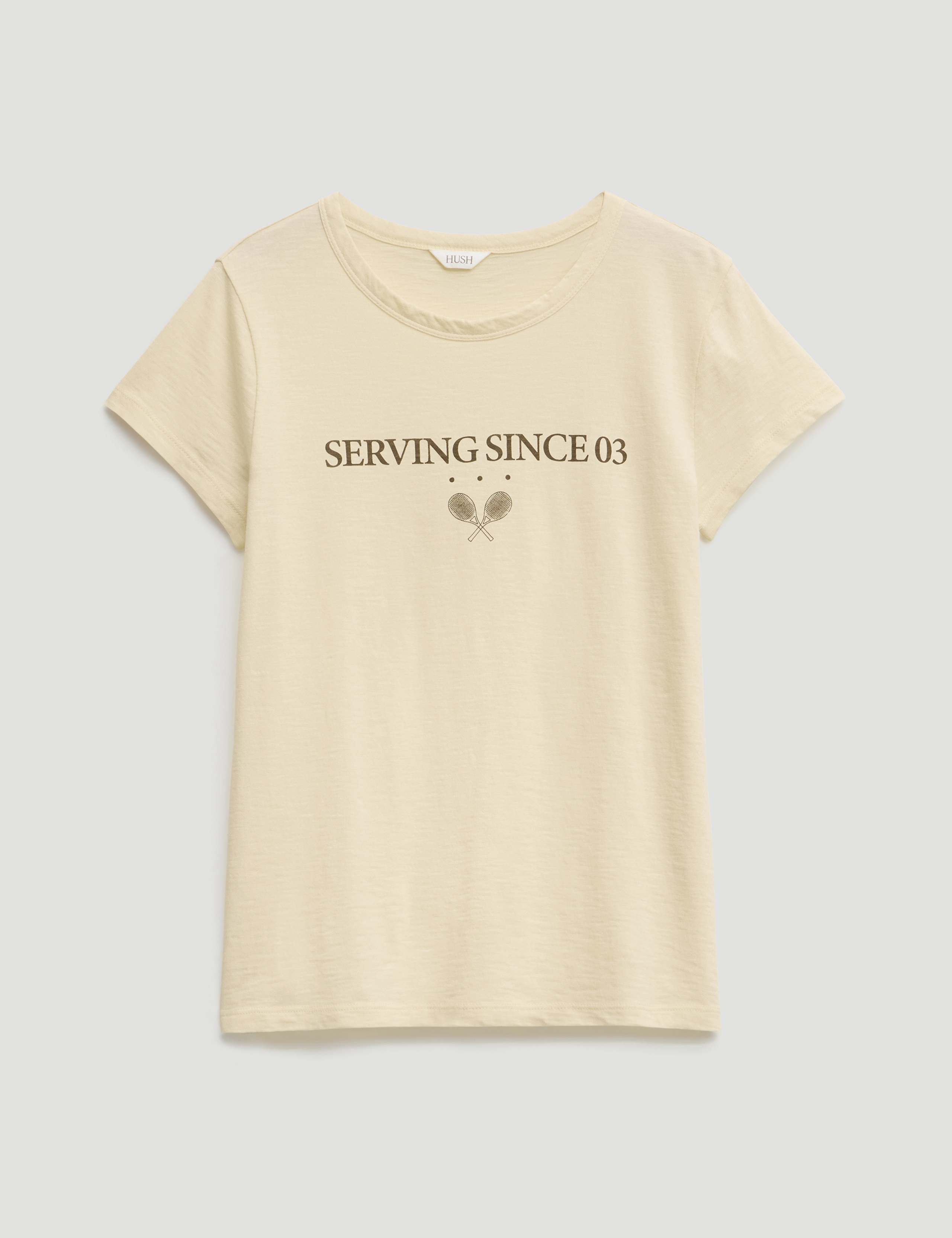 Pure Cotton Serving Since 03 Graphic T-Shirt 2 of 5