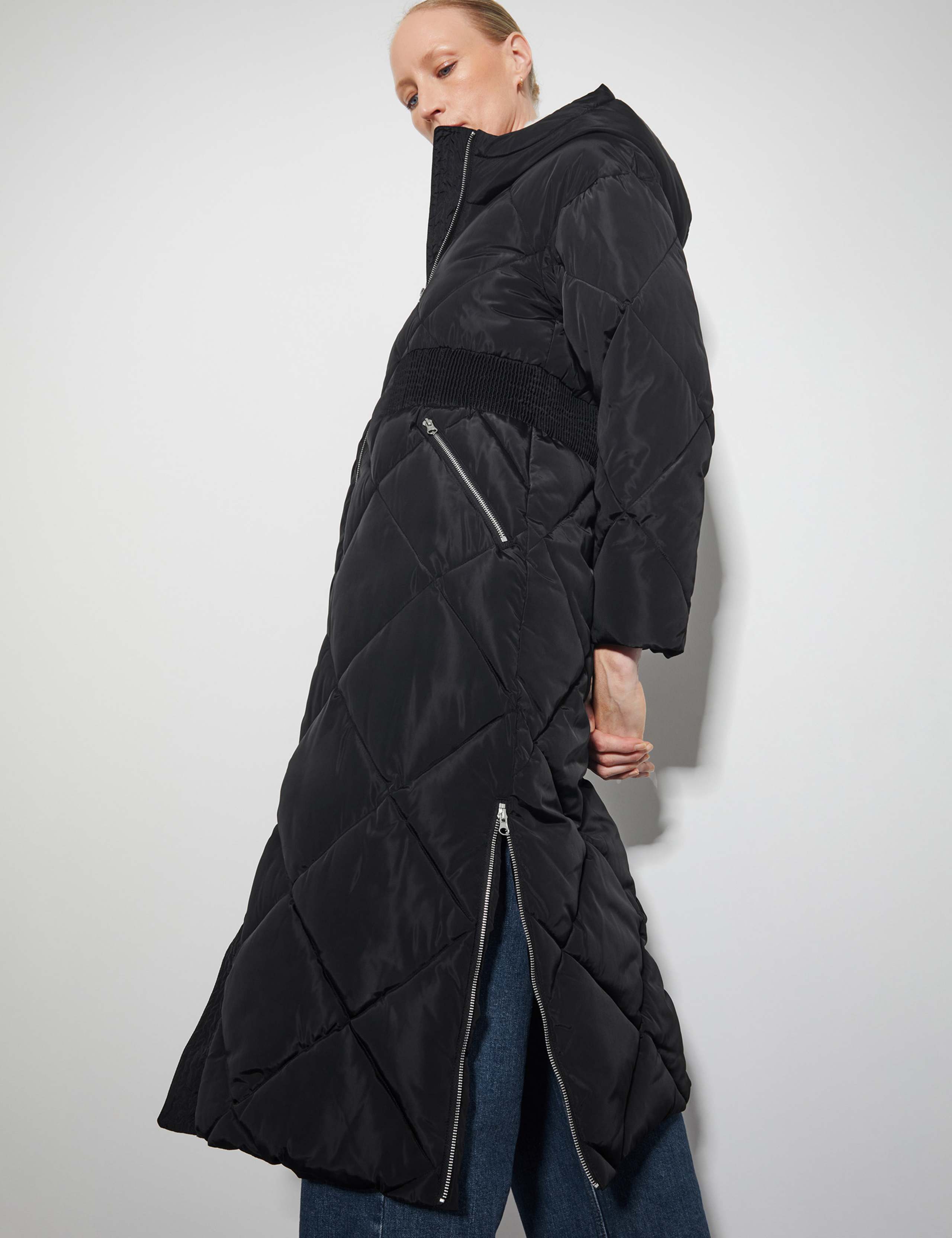 Hooded Longline Puffer Coat 3 of 5