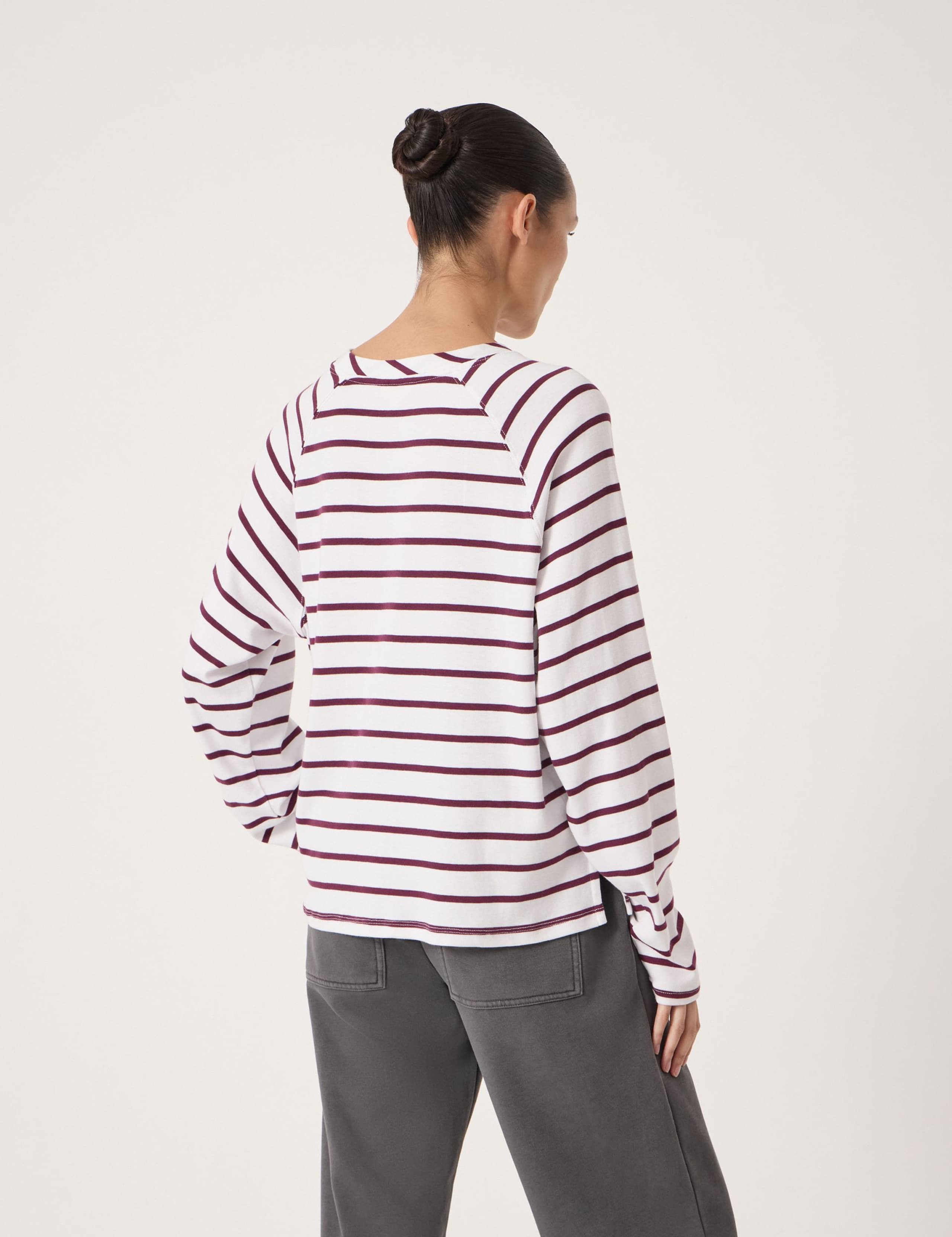 Pure Cotton Striped Top 4 of 5