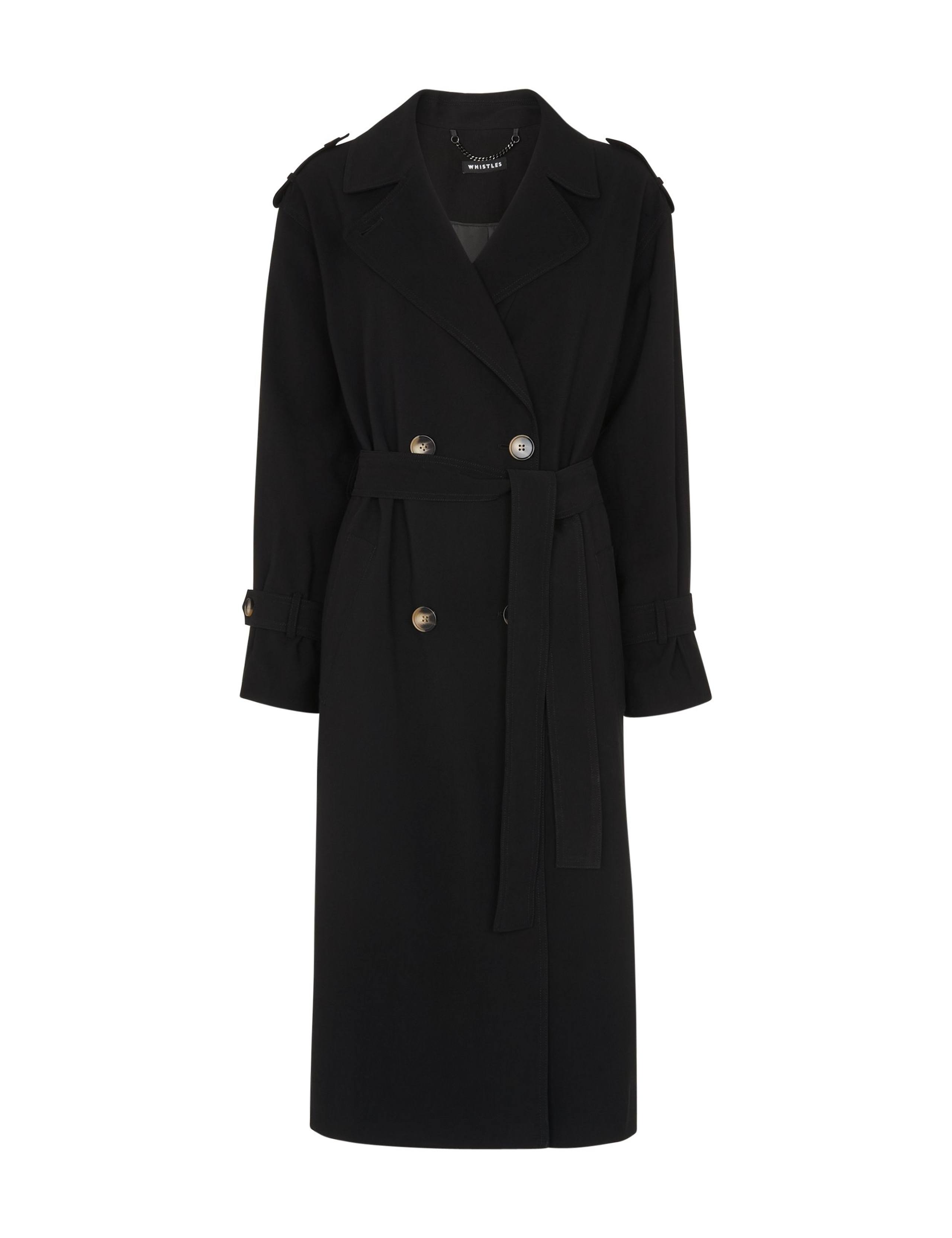 Belted Double Breasted Trench Coat 2 of 4
