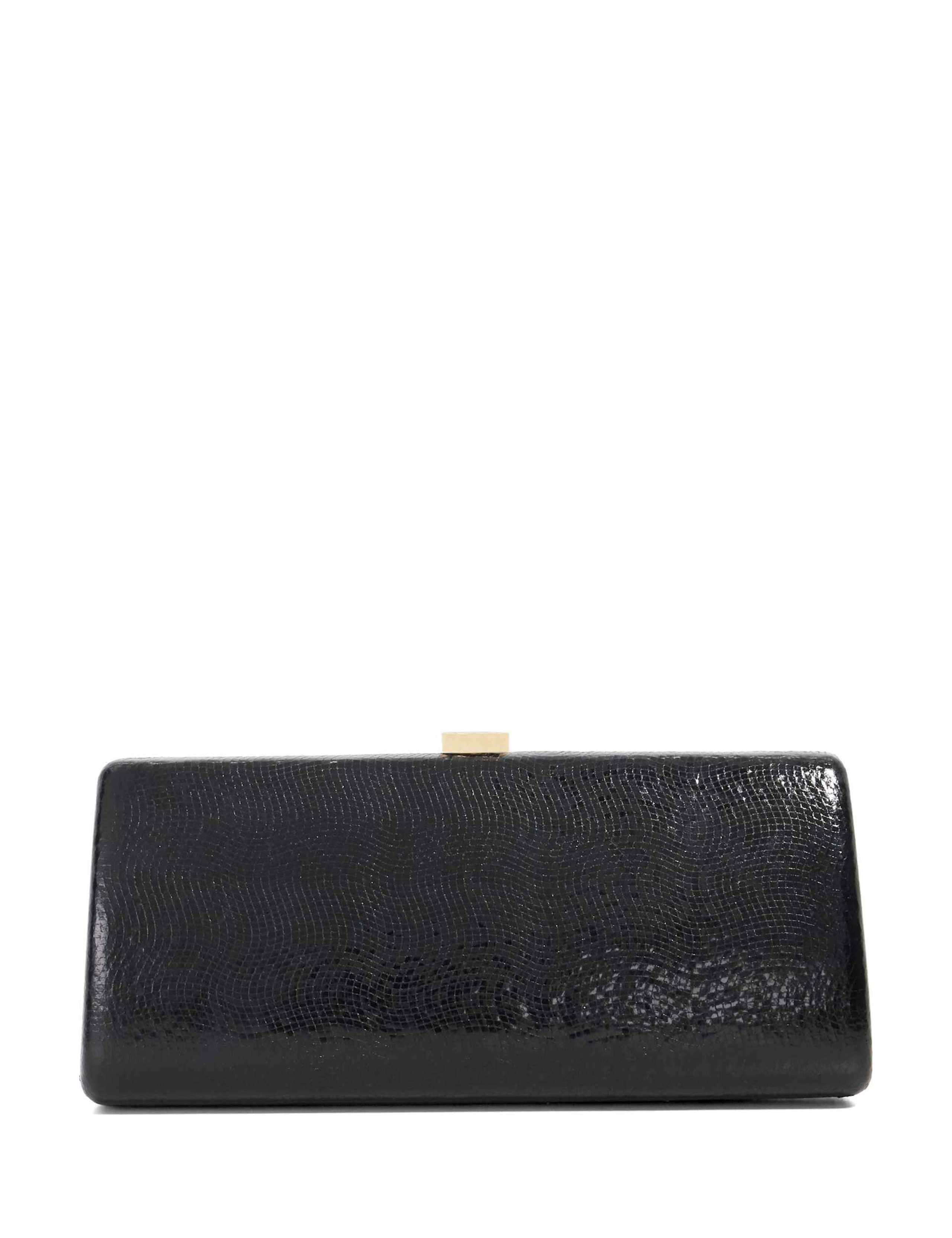 Leather Tear Drop Clutch Bag 6 of 6