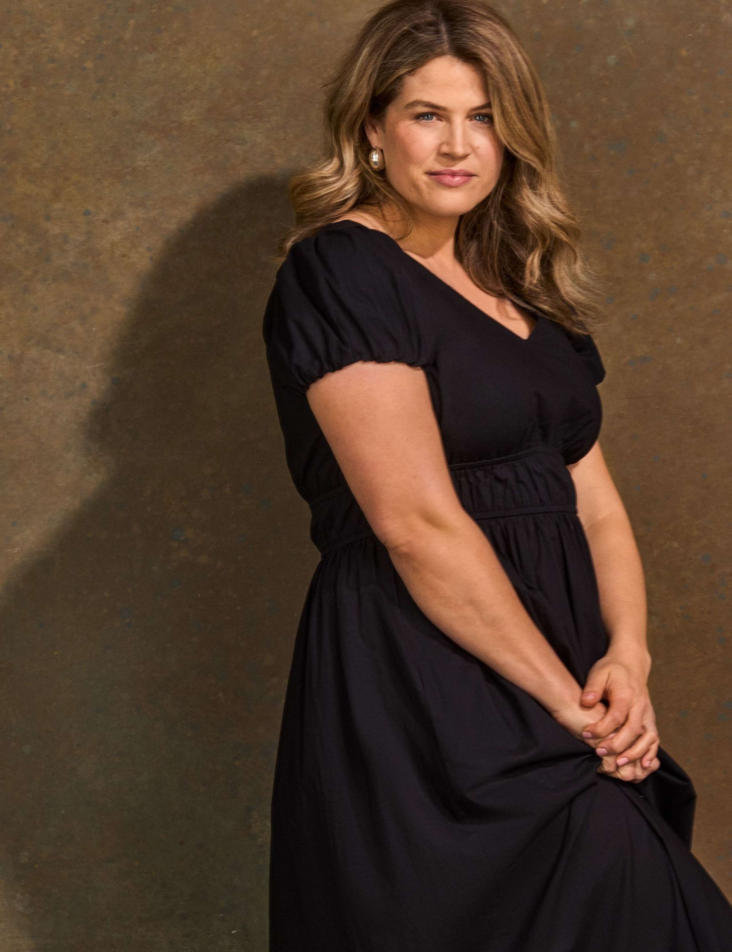 Pure Cotton Smocked Waist Midaxi Dress 2 of 8