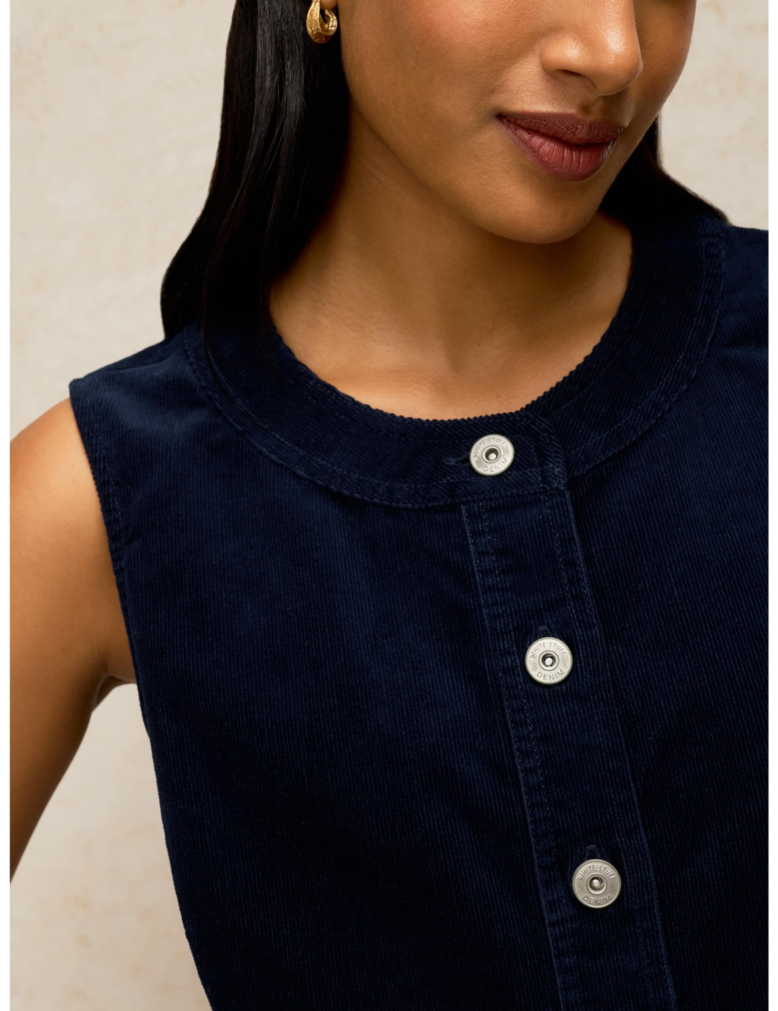 Cotton Rich V Neck Waistcoat 5 of 6