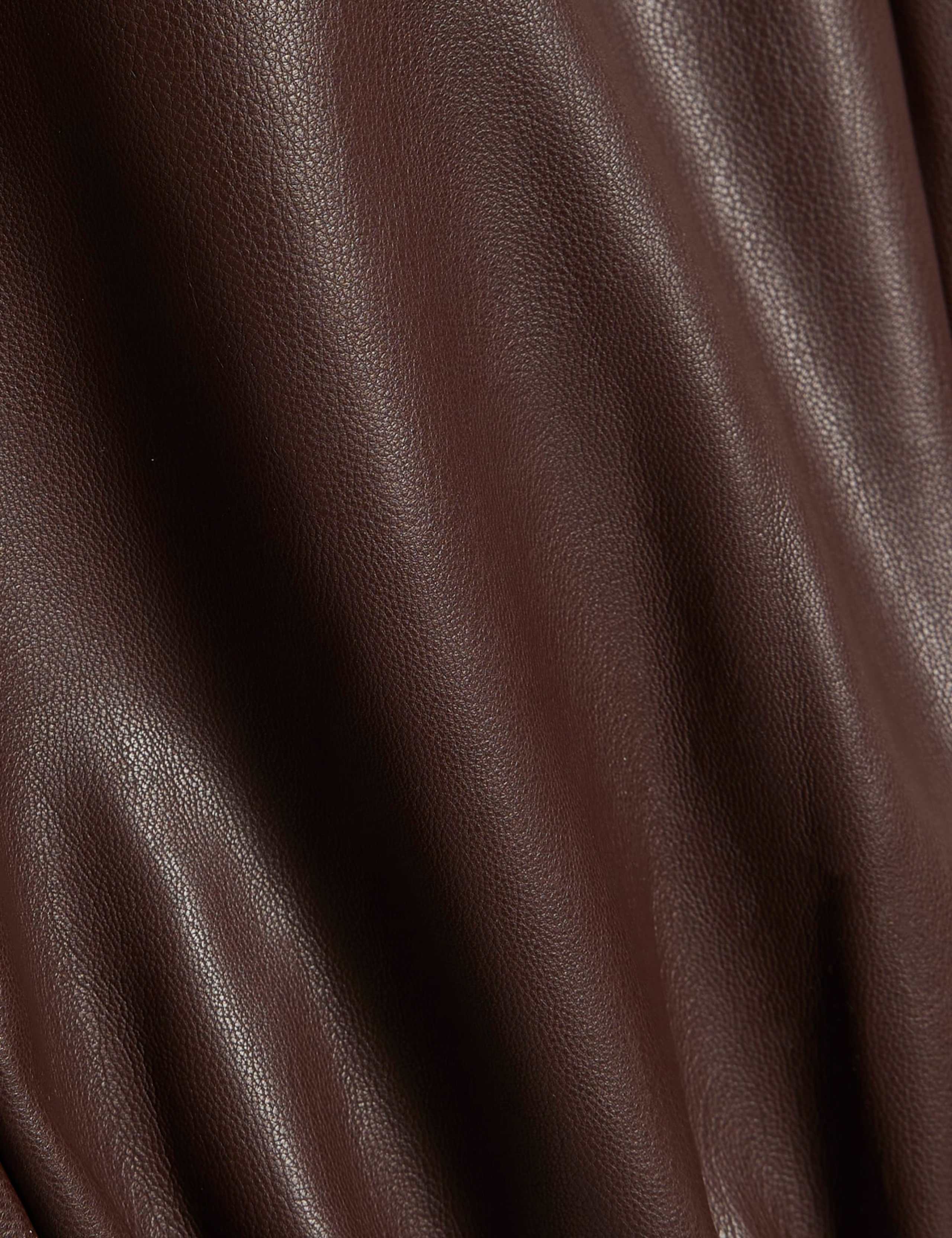 Faux Leather Harem Ankle Grazer Joggers 5 of 6