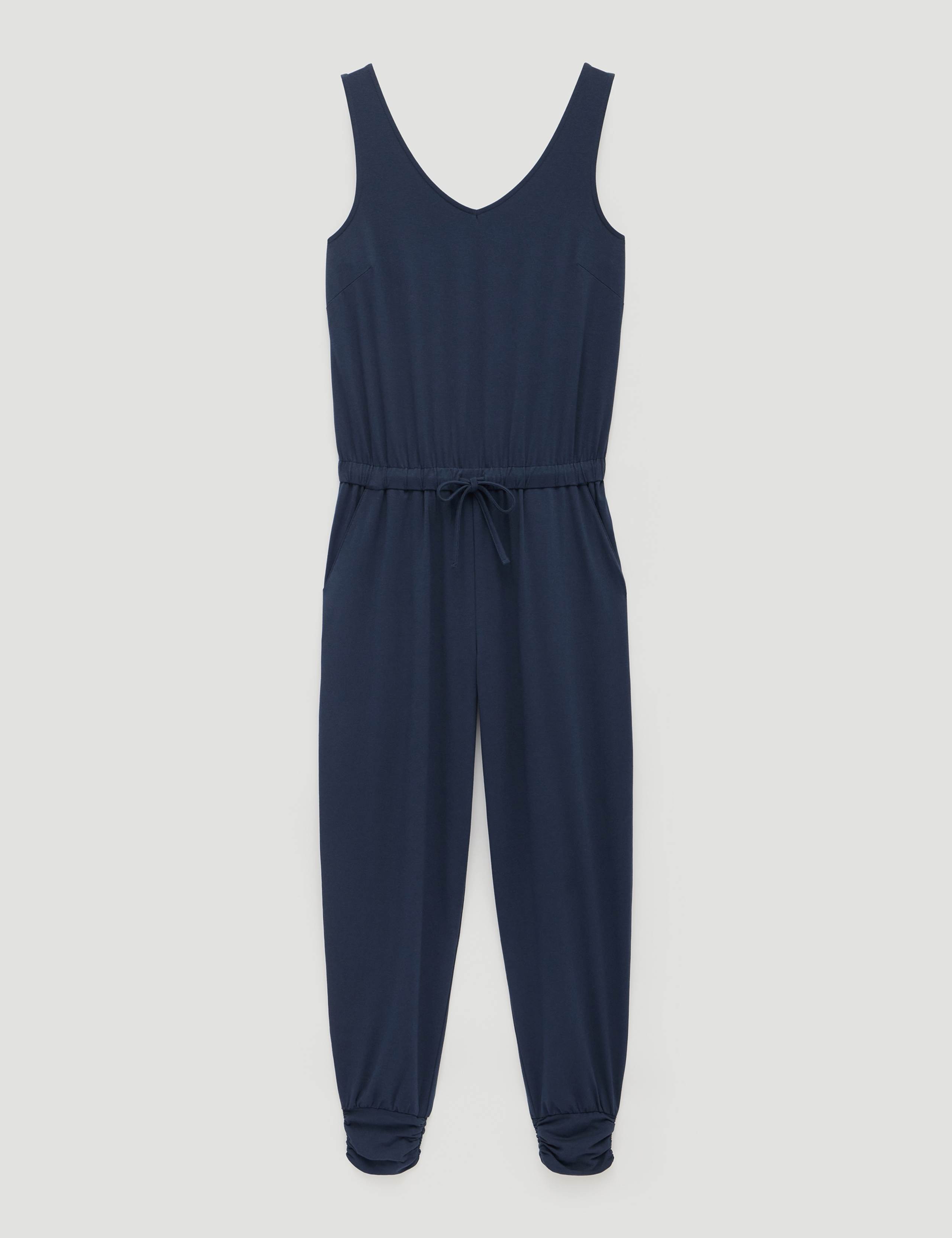 Jersey Sleeveless Harem Jumpsuit 2 of 5