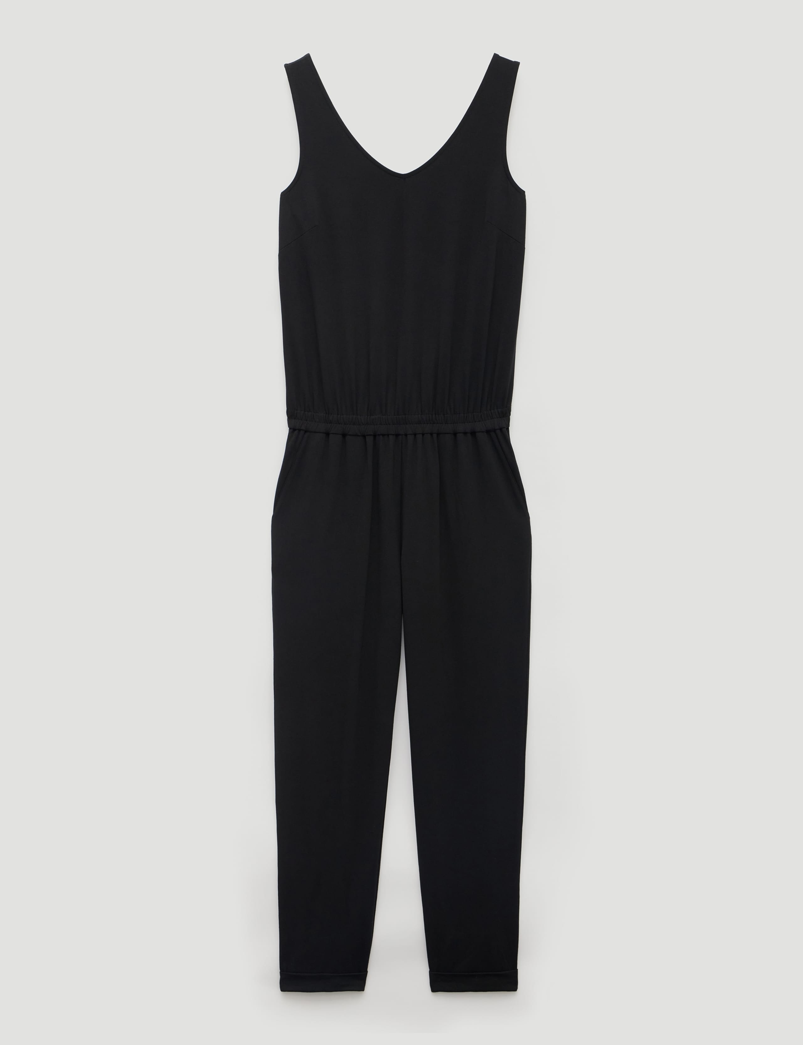 Jersey Sleeveless Cropped Jumpsuit 2 of 5