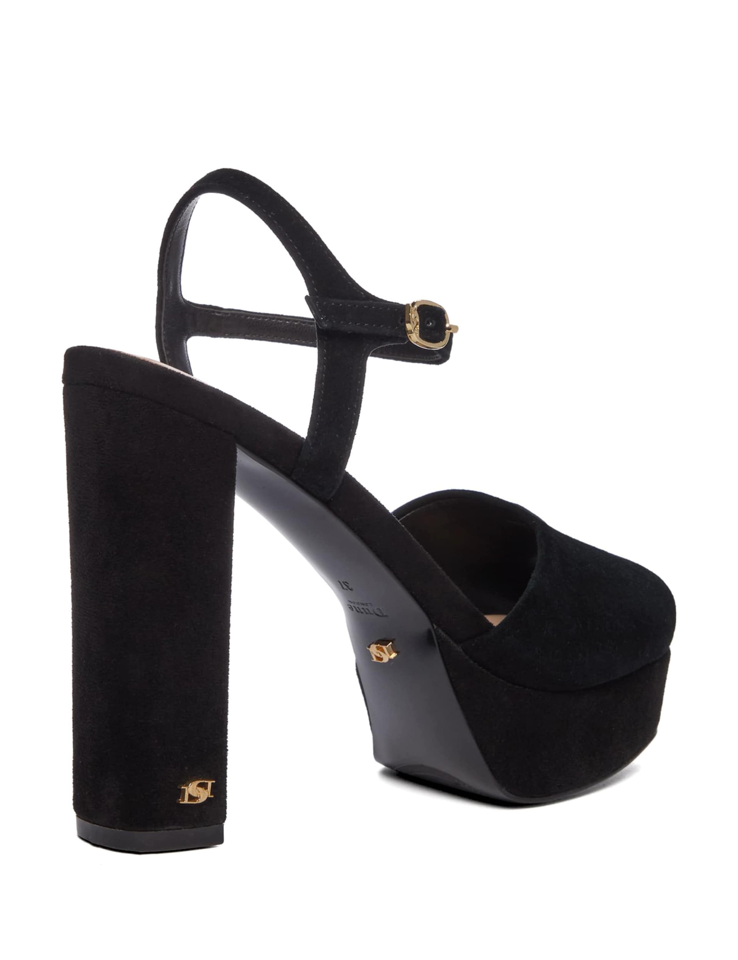 Leather Ankle Strap Platform Sandals 4 of 5