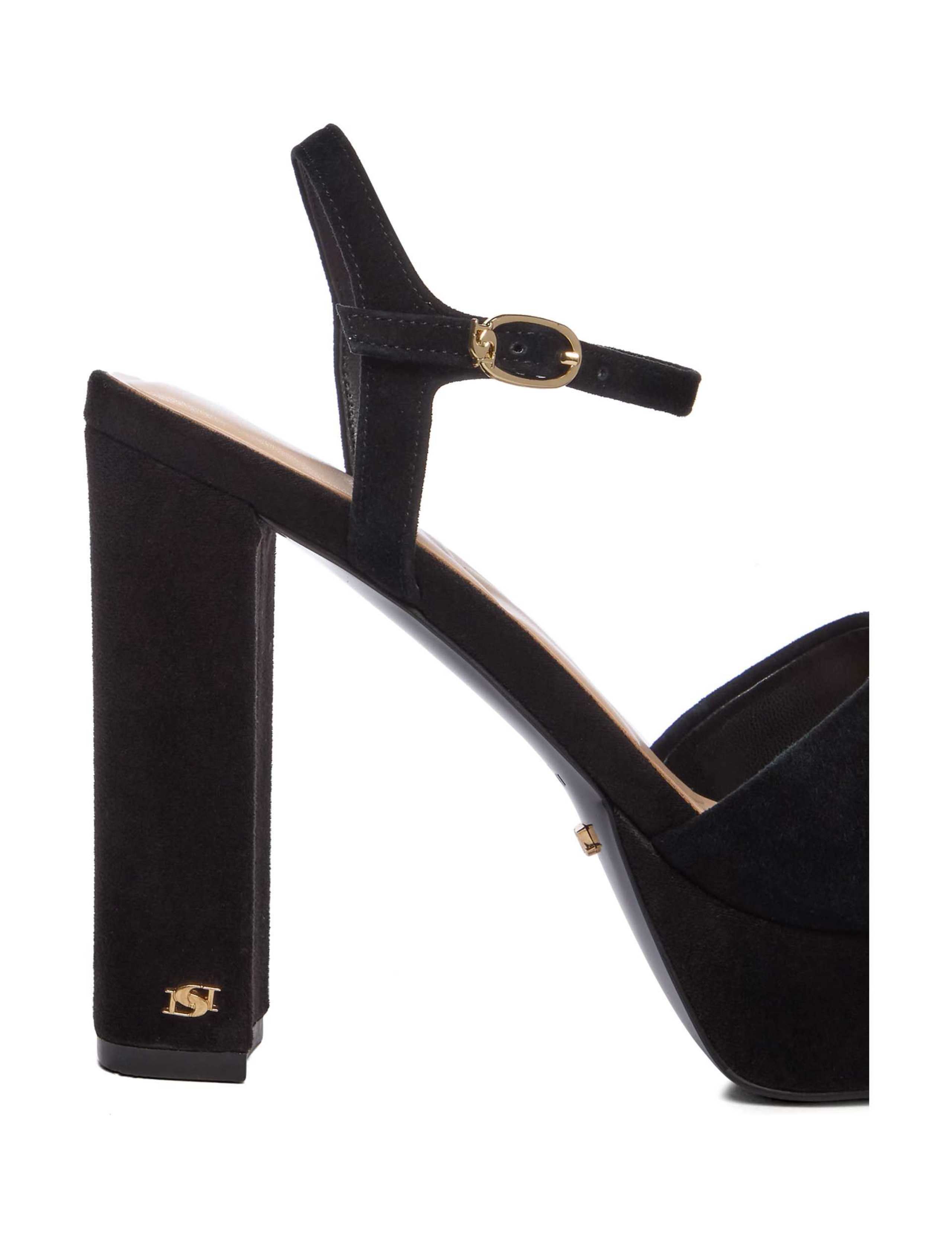 Leather Ankle Strap Platform Sandals 5 of 5