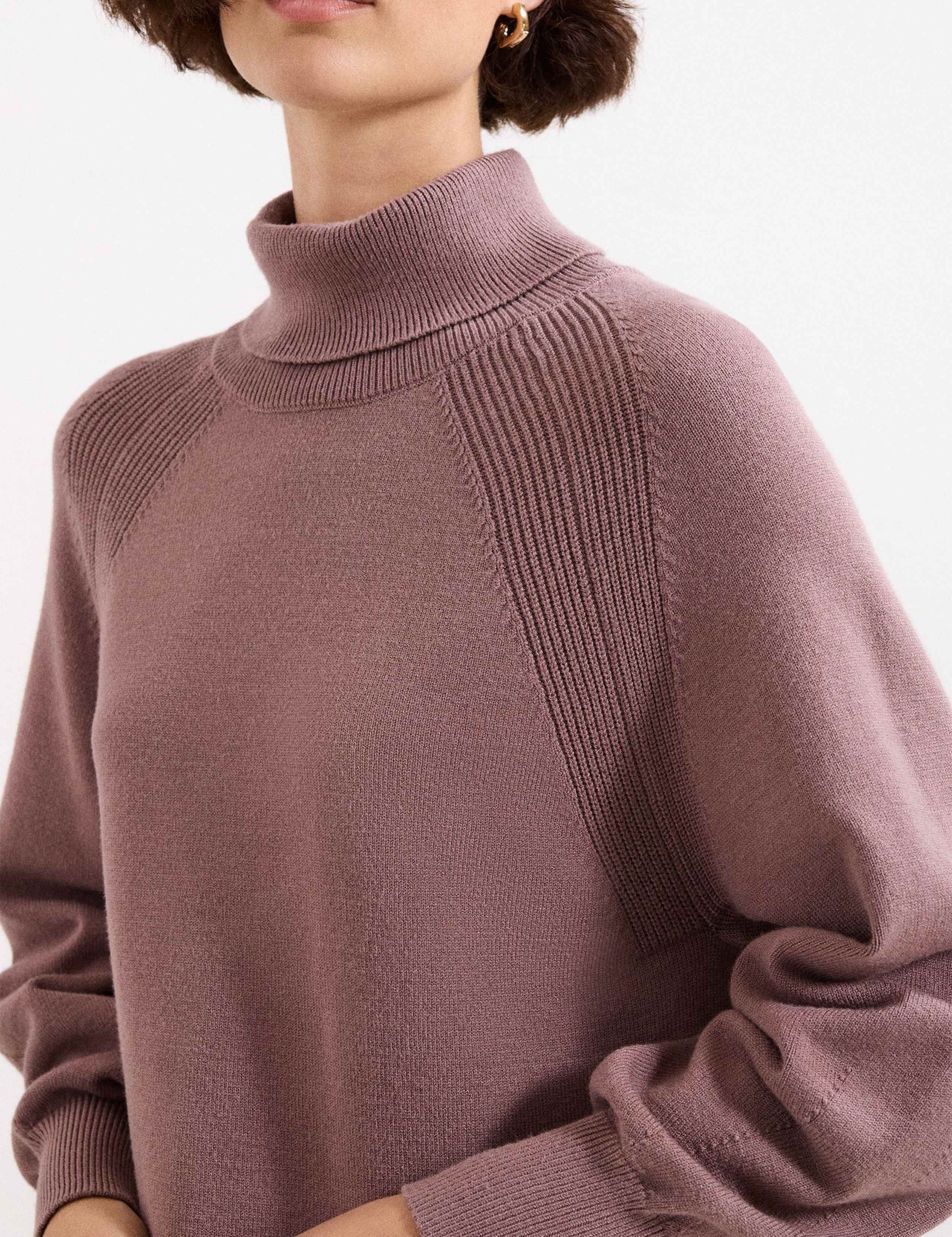 Funnel Neck Mini Jumper Dress 6 of 6