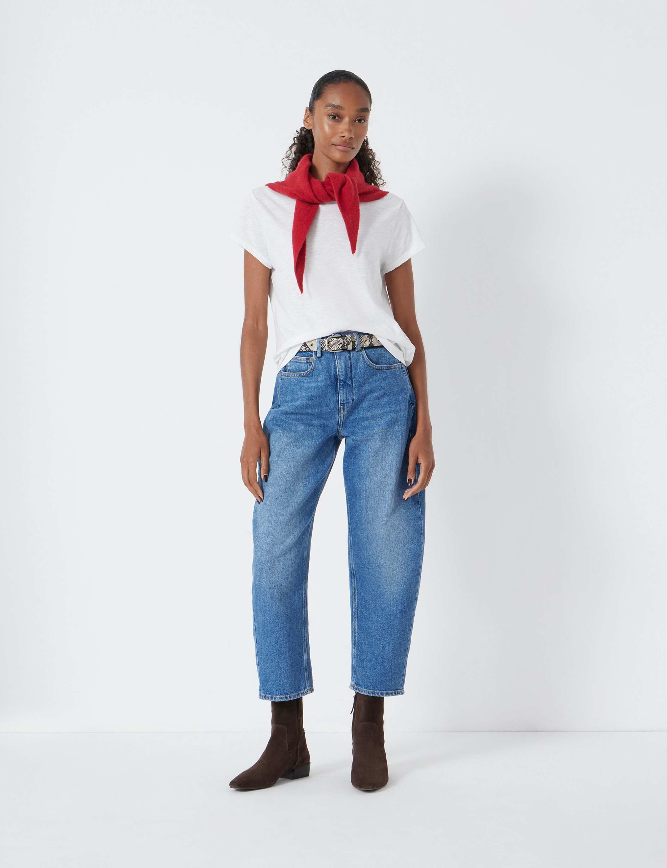 Pure Cotton Crew Neck Slim Fit T-Shirt 5 of 5