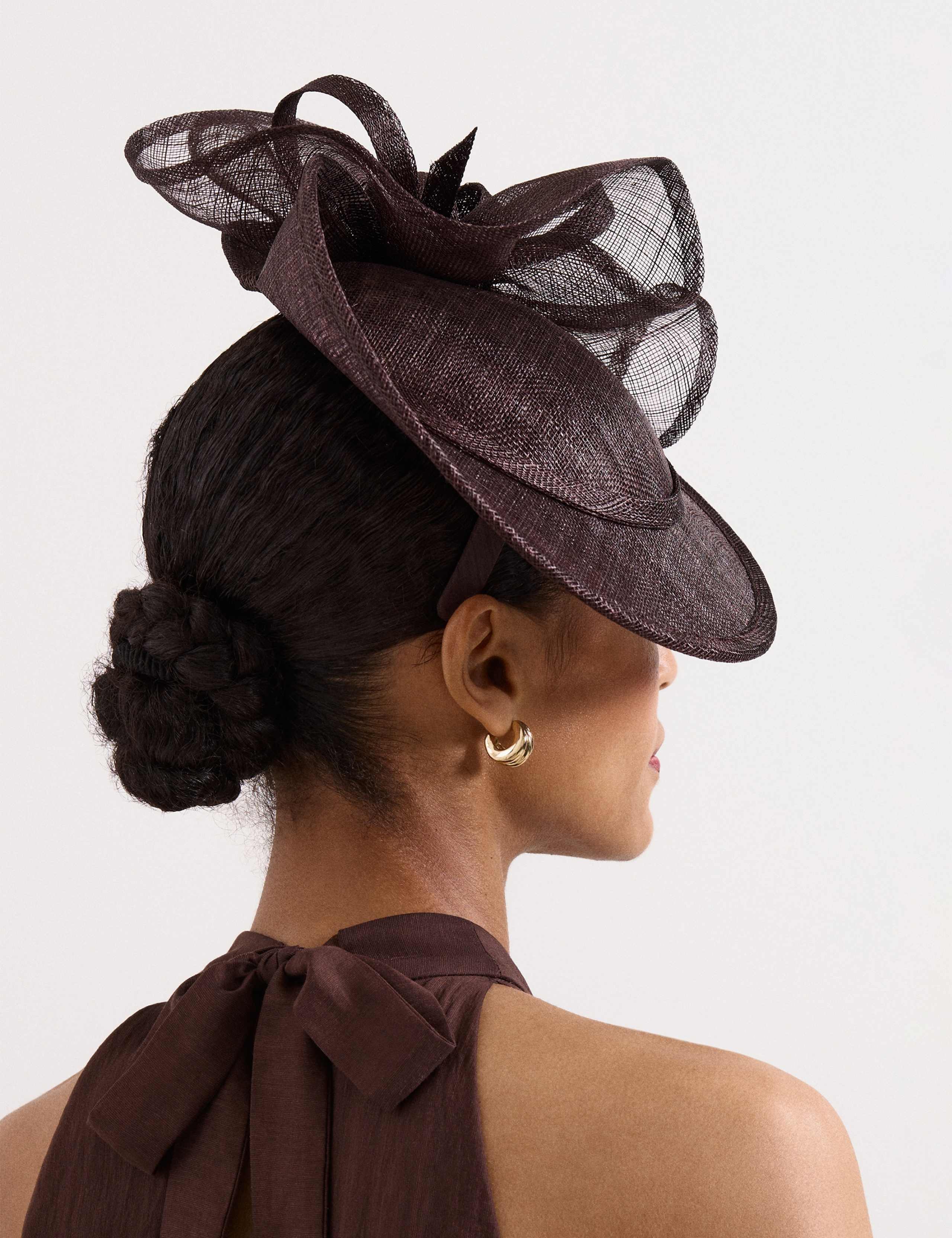 Twist Back Ruffle Disc Fascinator 4 of 6