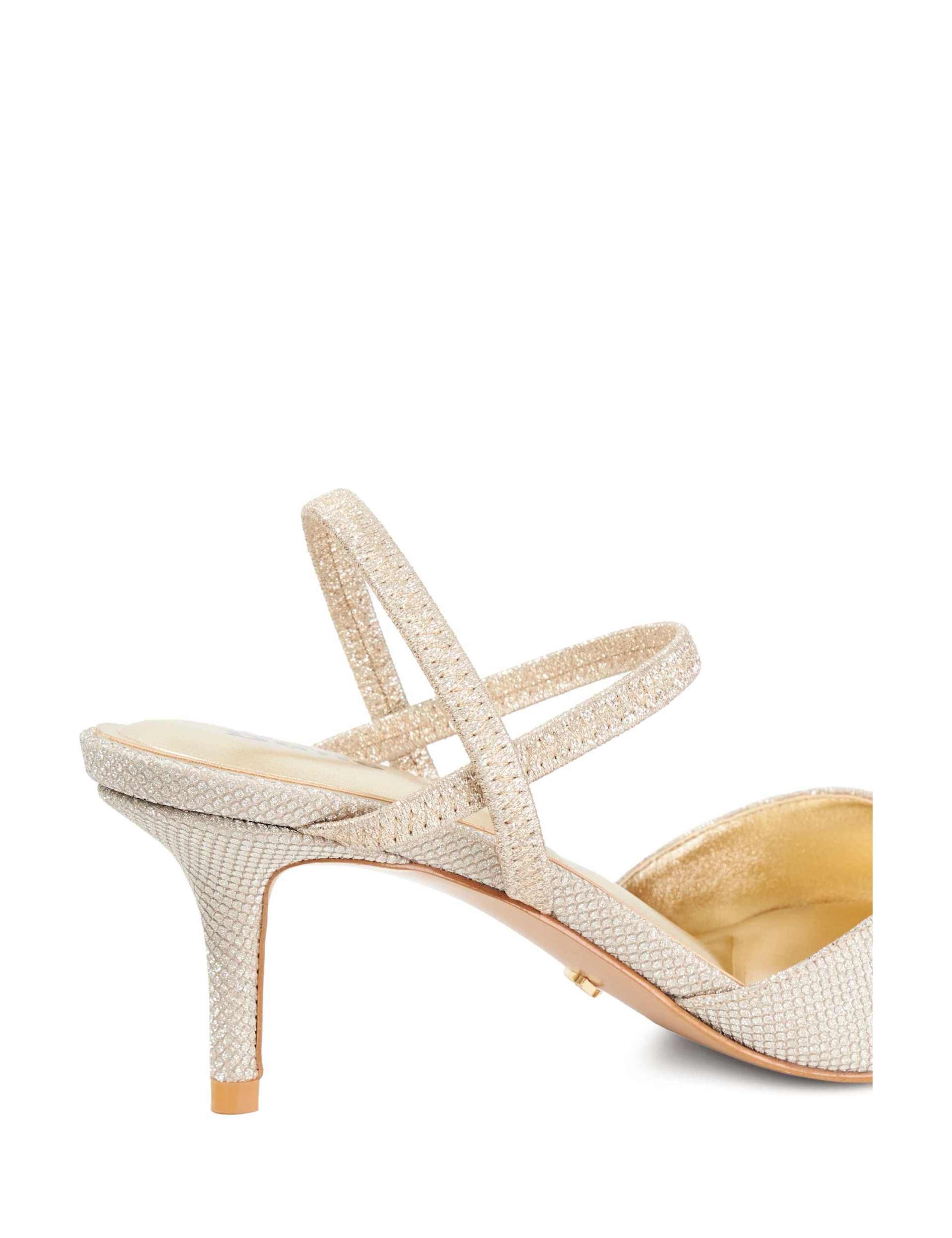 Sparkle Stiletto Heel Pointed Court Shoes 6 of 6