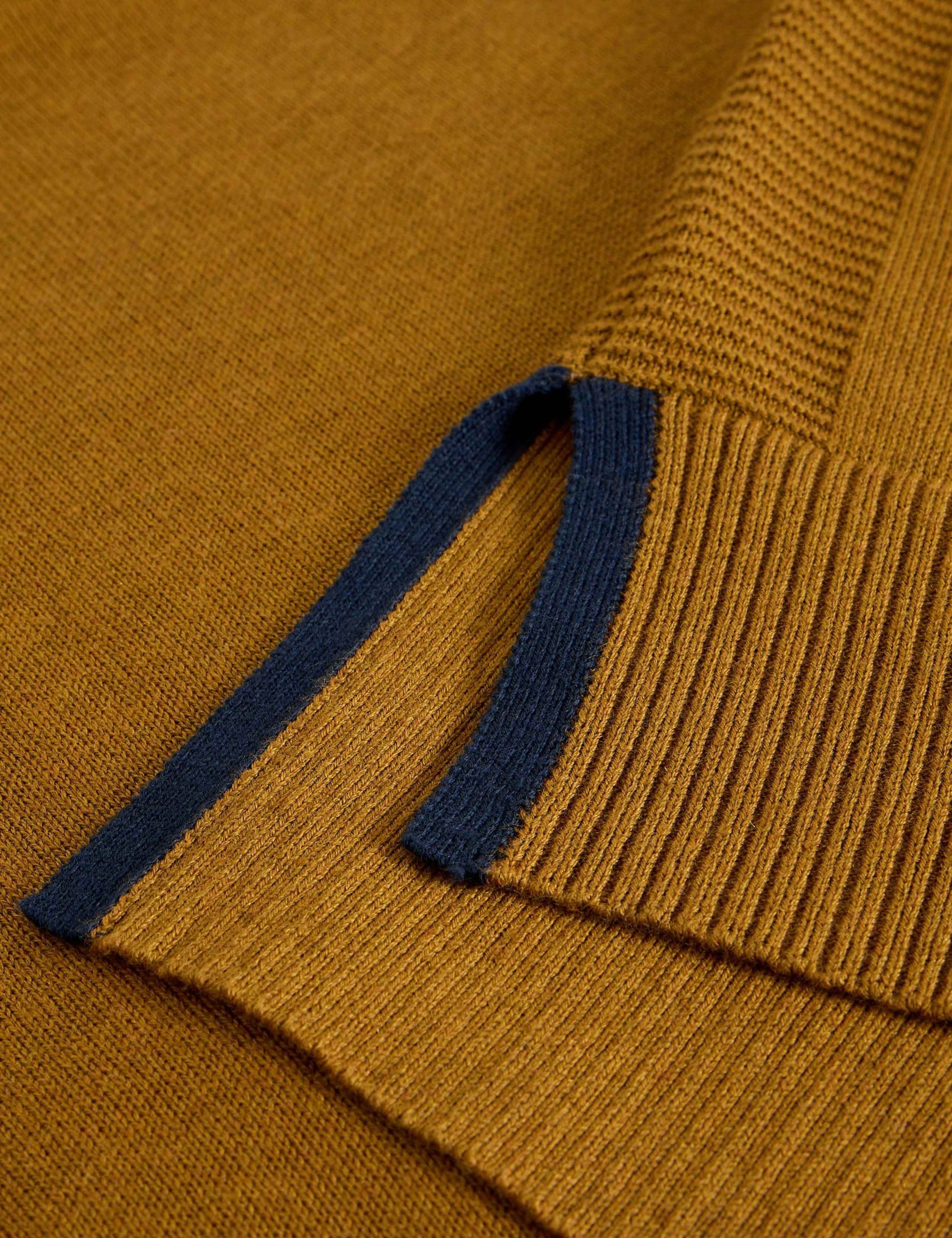 Cotton Blend Contrast Detail Jumper 5 of 6