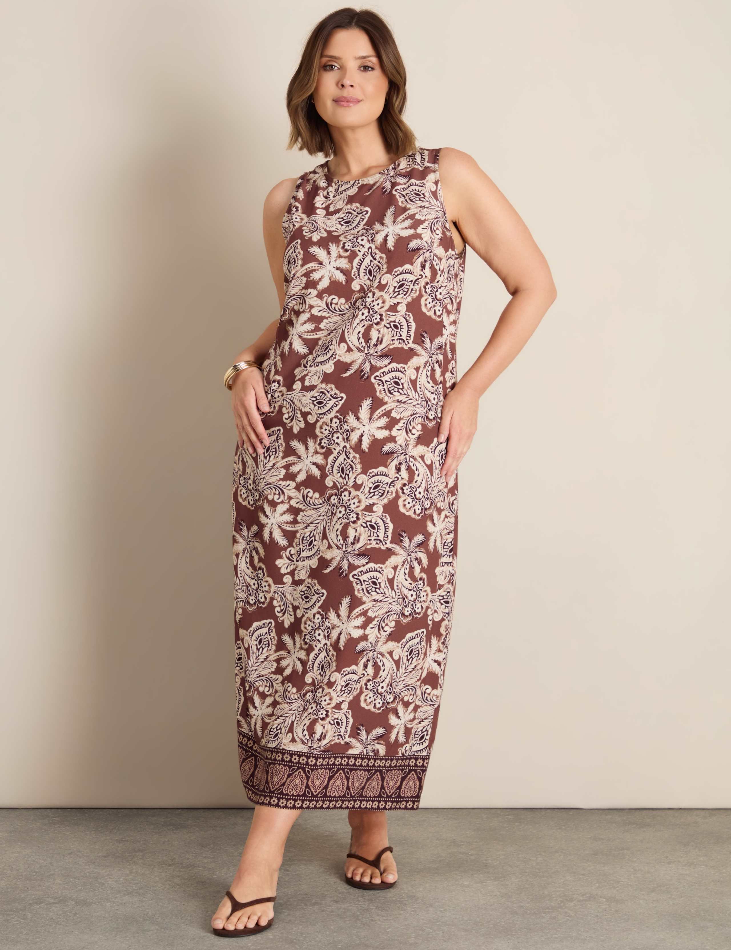 Floral Maxi Swing Dress 6 of 6
