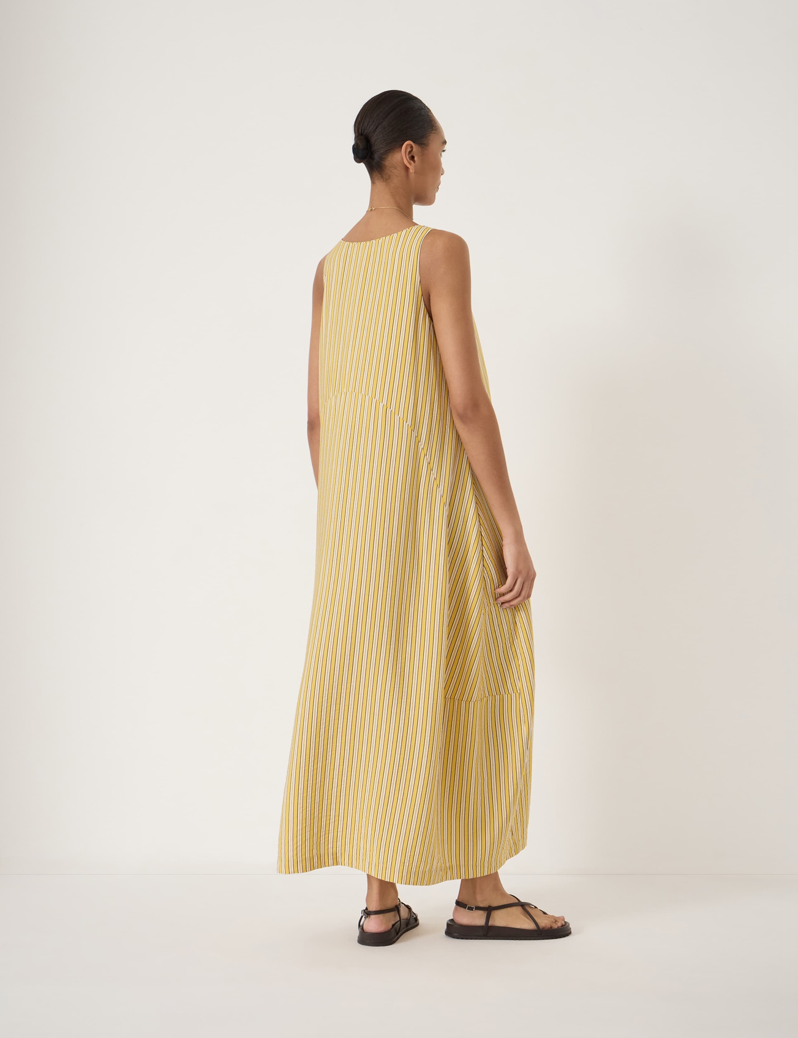Striped Midi Shift Dress 3 of 4